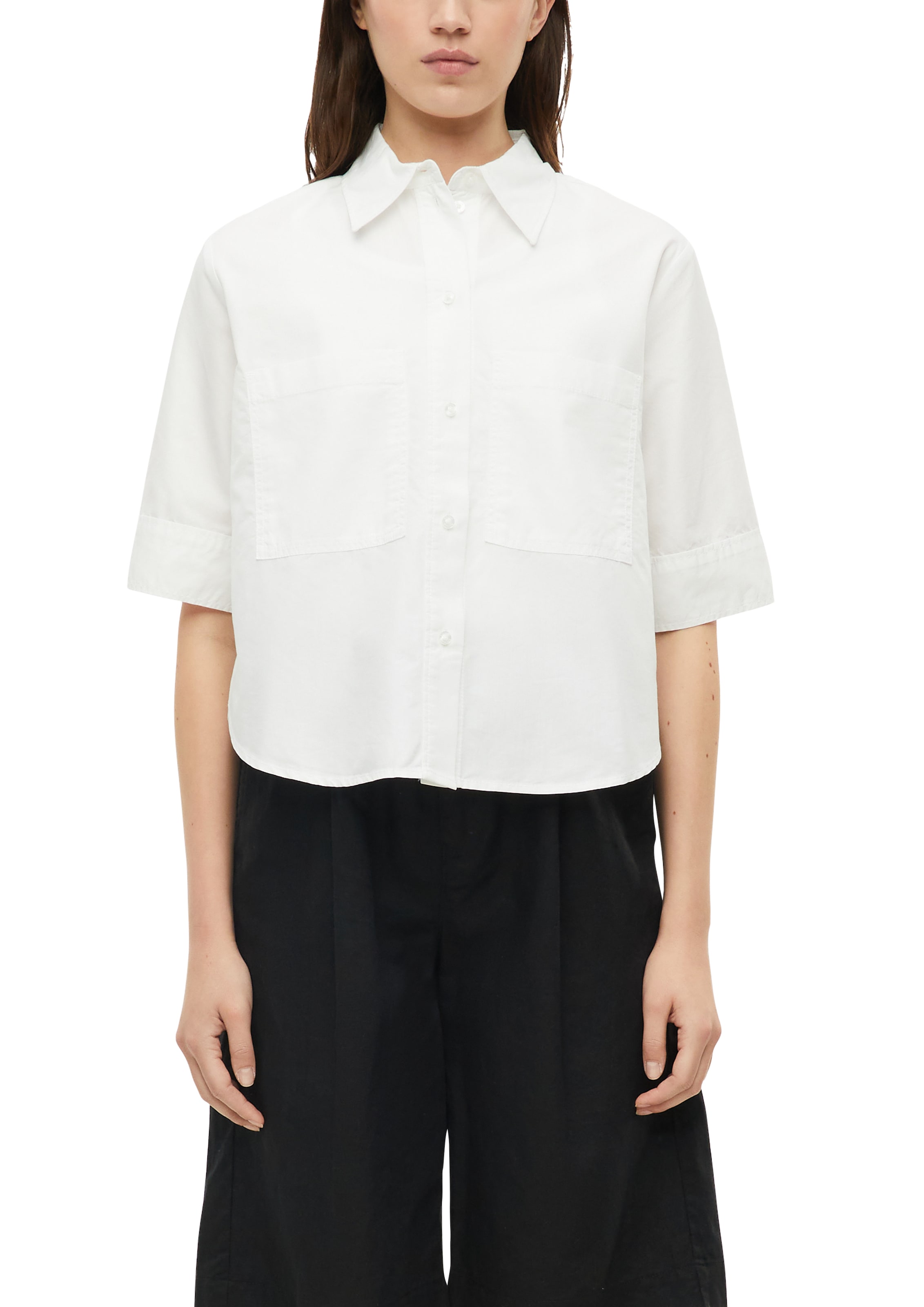Image of s.Oliver Hemdbluse 3/4 Arm -Sommerbluse mit Lyocell