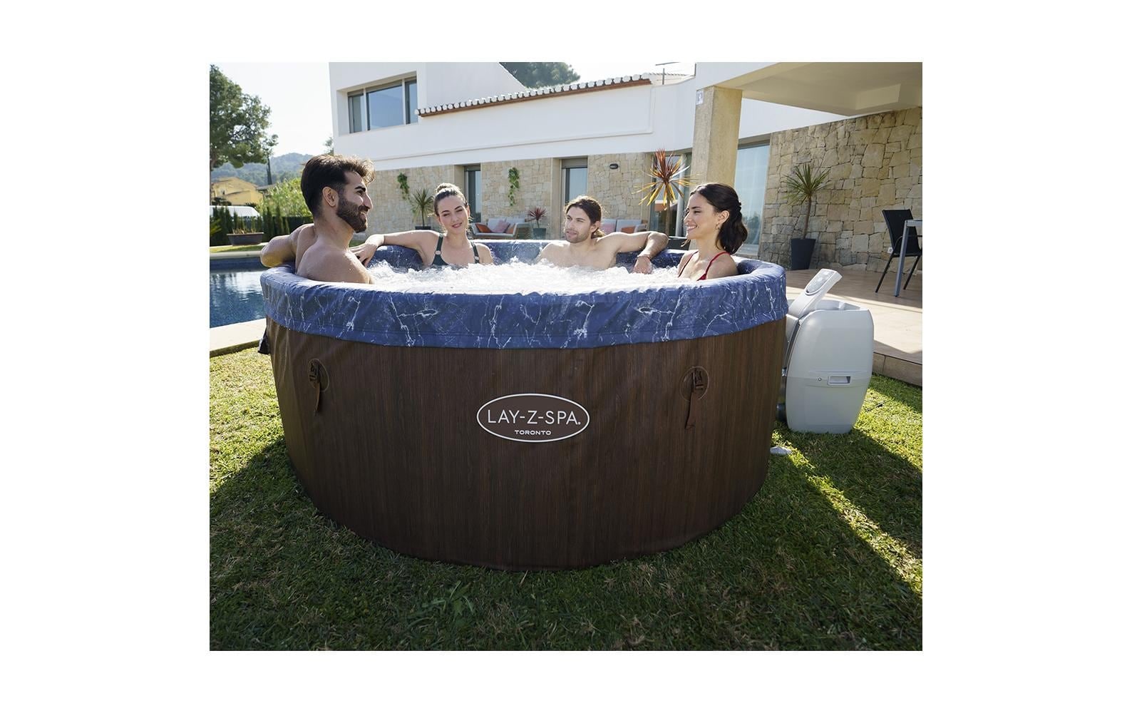Bestway Whirlpool »LAY-Z-SPA ThermaCore Toronto AirJet Plus Ø 190«