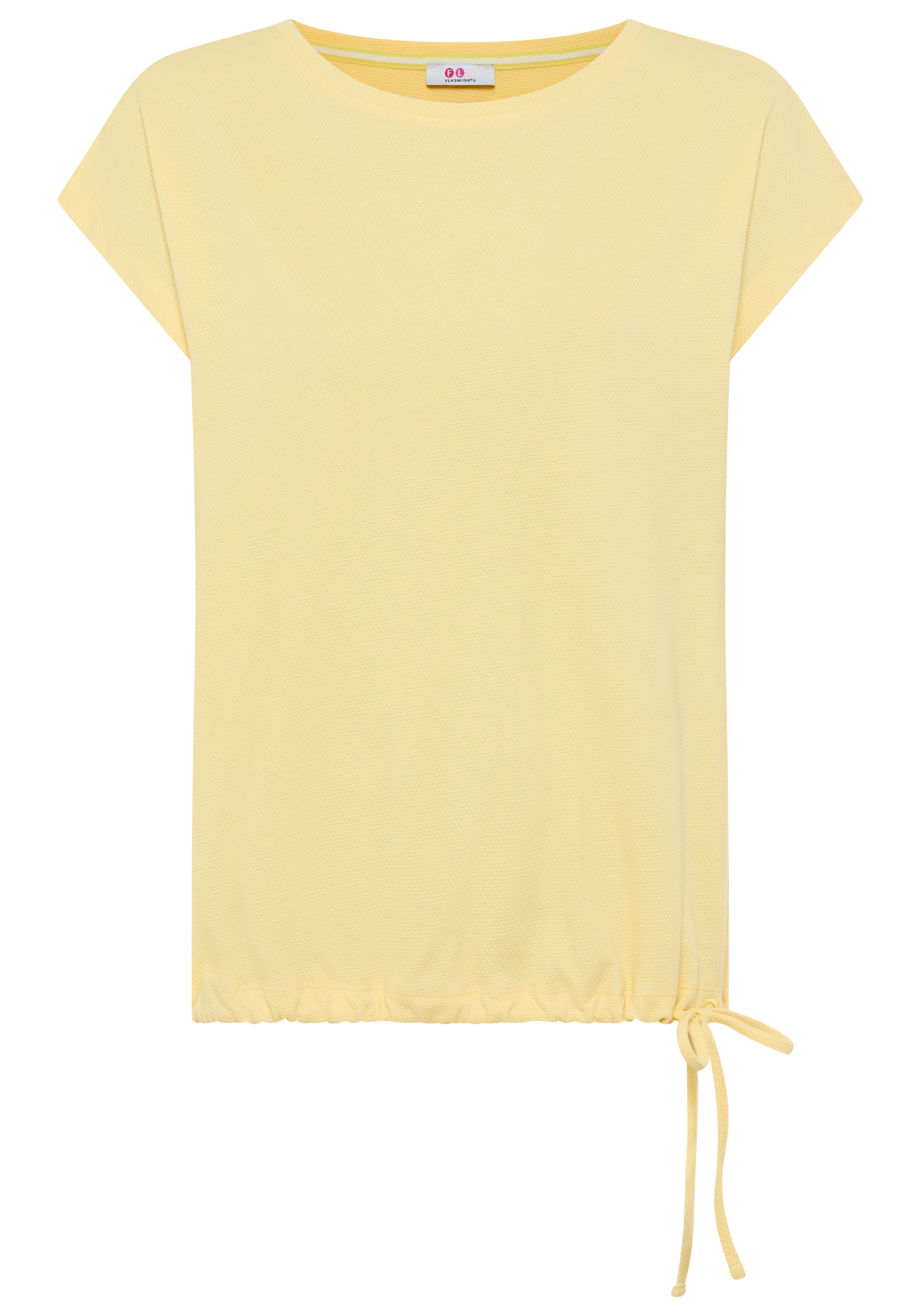 Flashlights T-Shirt aus Struktur-Jersey mit Tunnelzug