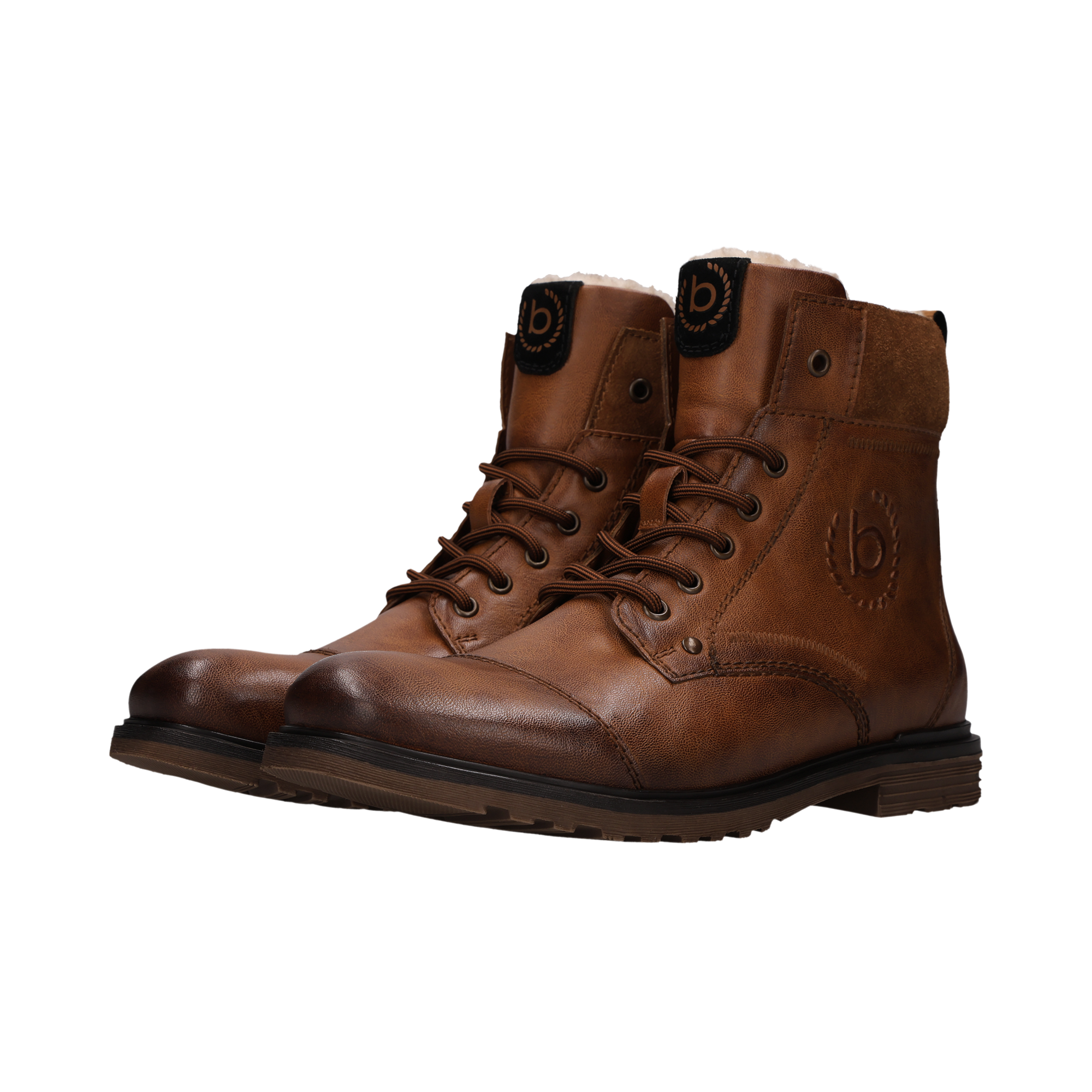 Image of bugatti Schnürboots Schnürstiefelette, Winterboots mit Warmfutter