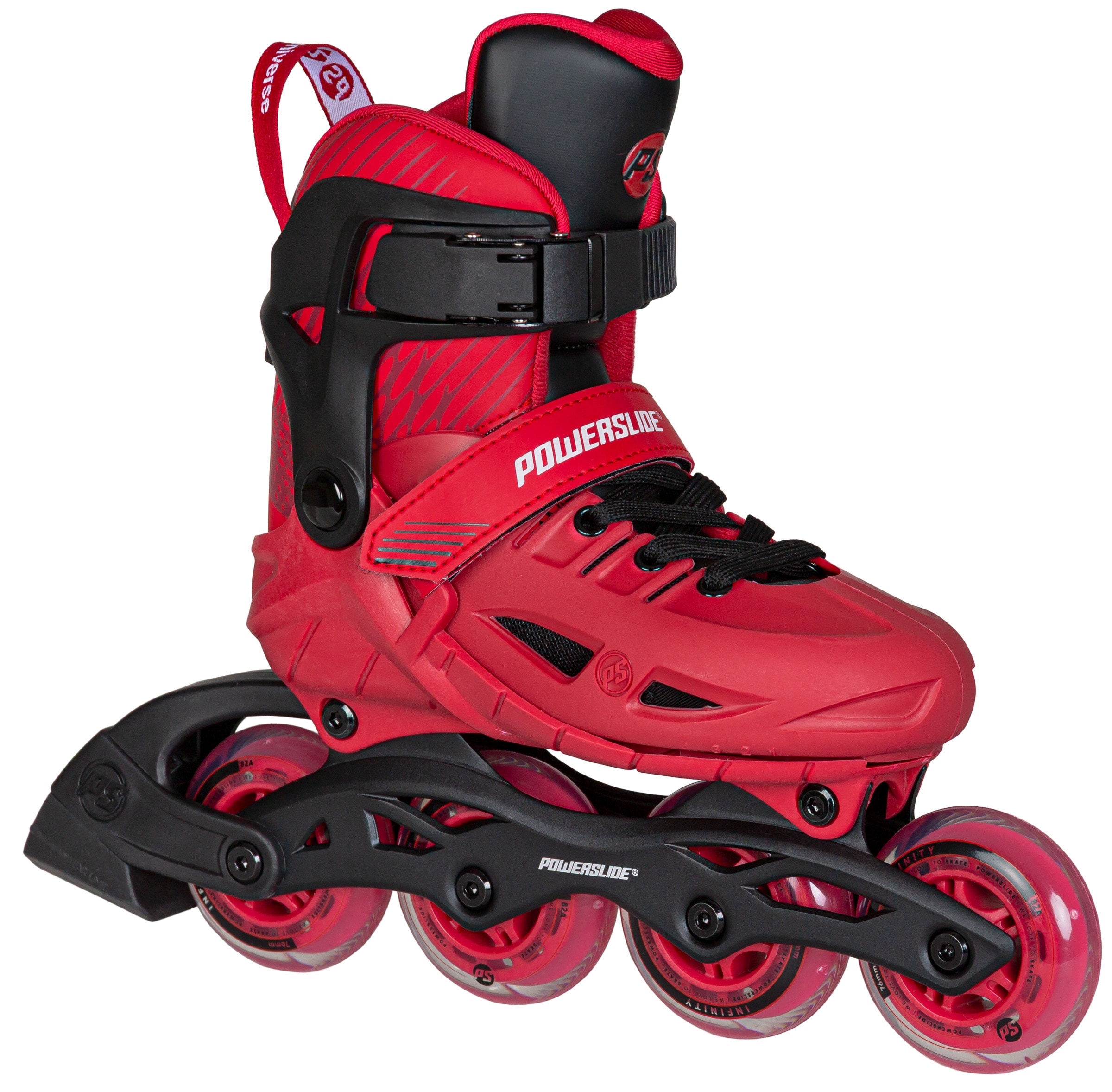 Powerslide Patins à roulettes »Universe Pink 4W Kids adj«