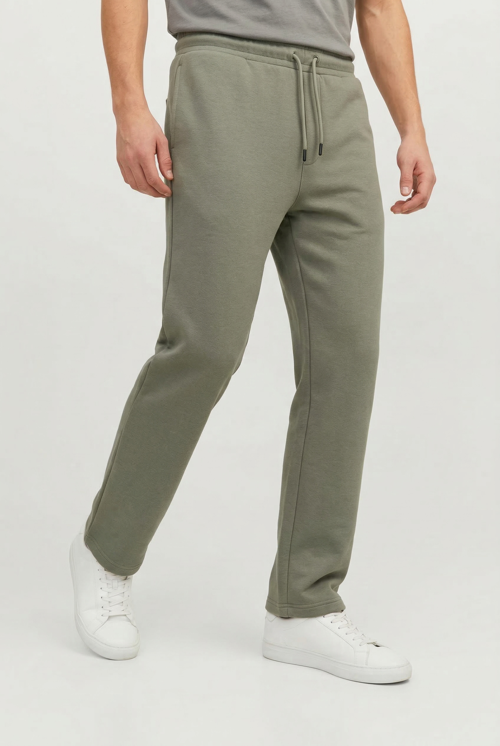 Jack & Jones Pantalon sweat »JPSTKANE BRADLEY UNCUFFED SWT PANTS NOOS«  Materialmix, relaxed fit