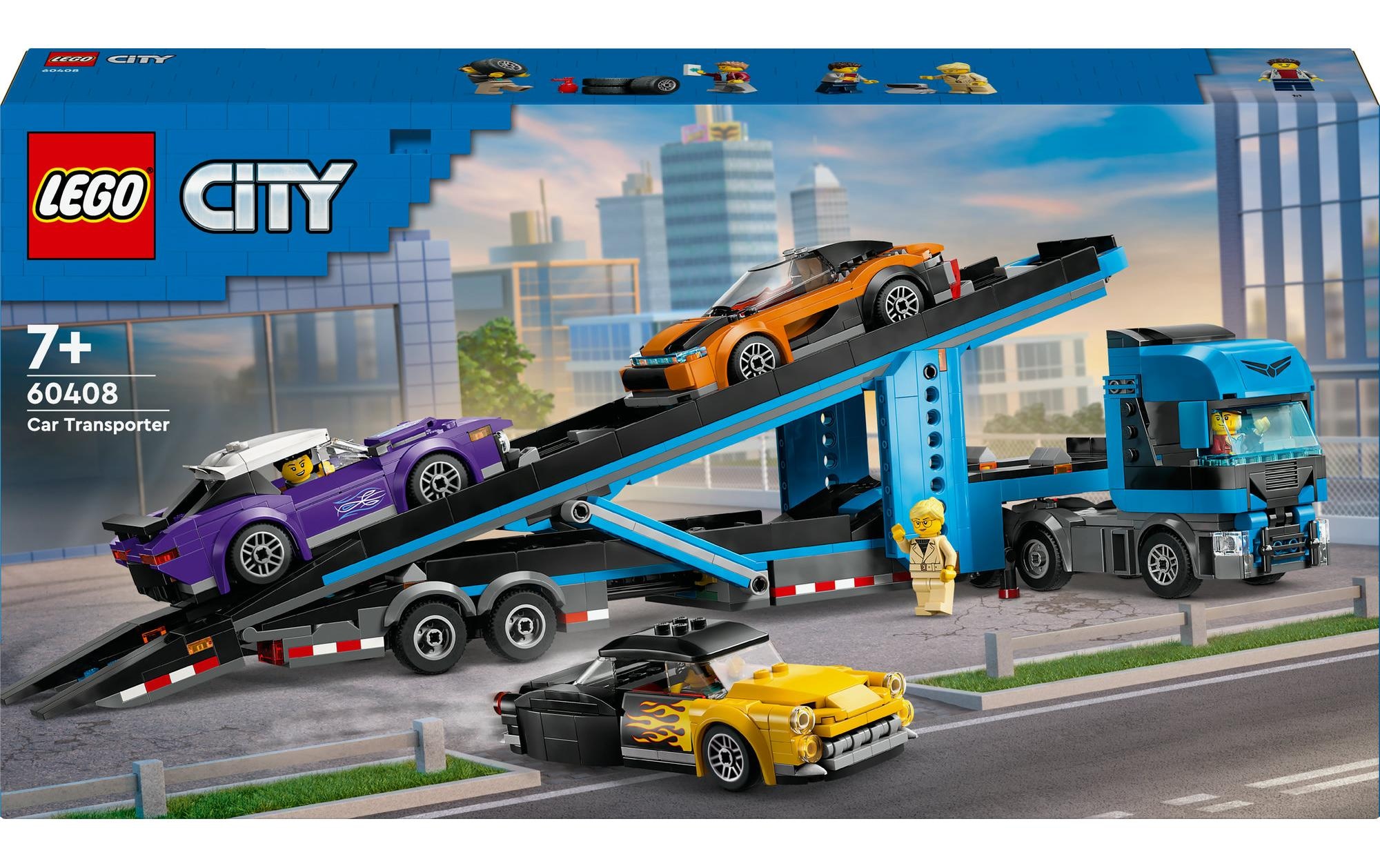 LEGO® Spielbausteine »City Autotransporter mit Sportwagen 60408«, (998 St.)