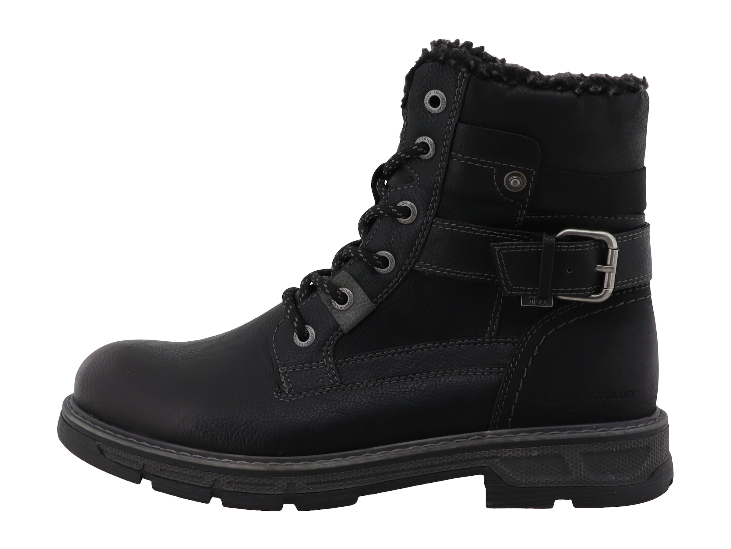 TOM TAILOR Bottes d'hiver  bottines à lacets avec revêtement TEX déperlant