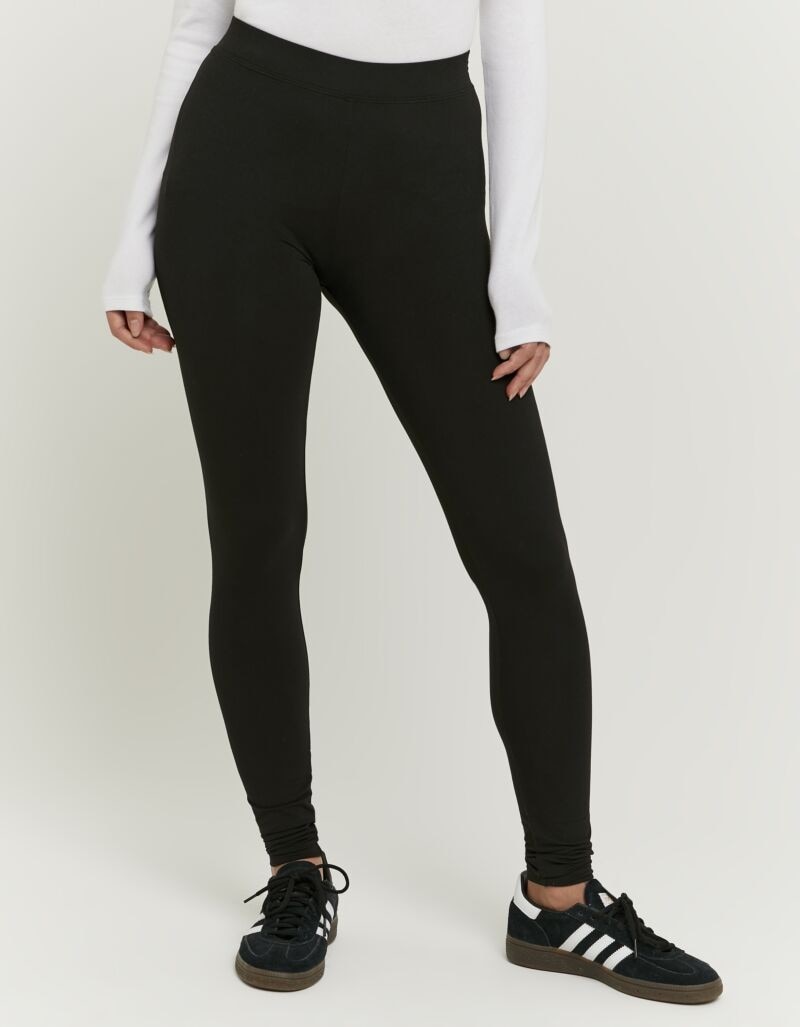 Image of Tally Weijl Leggings "SLEPESOFT" Materialmix, High Waist