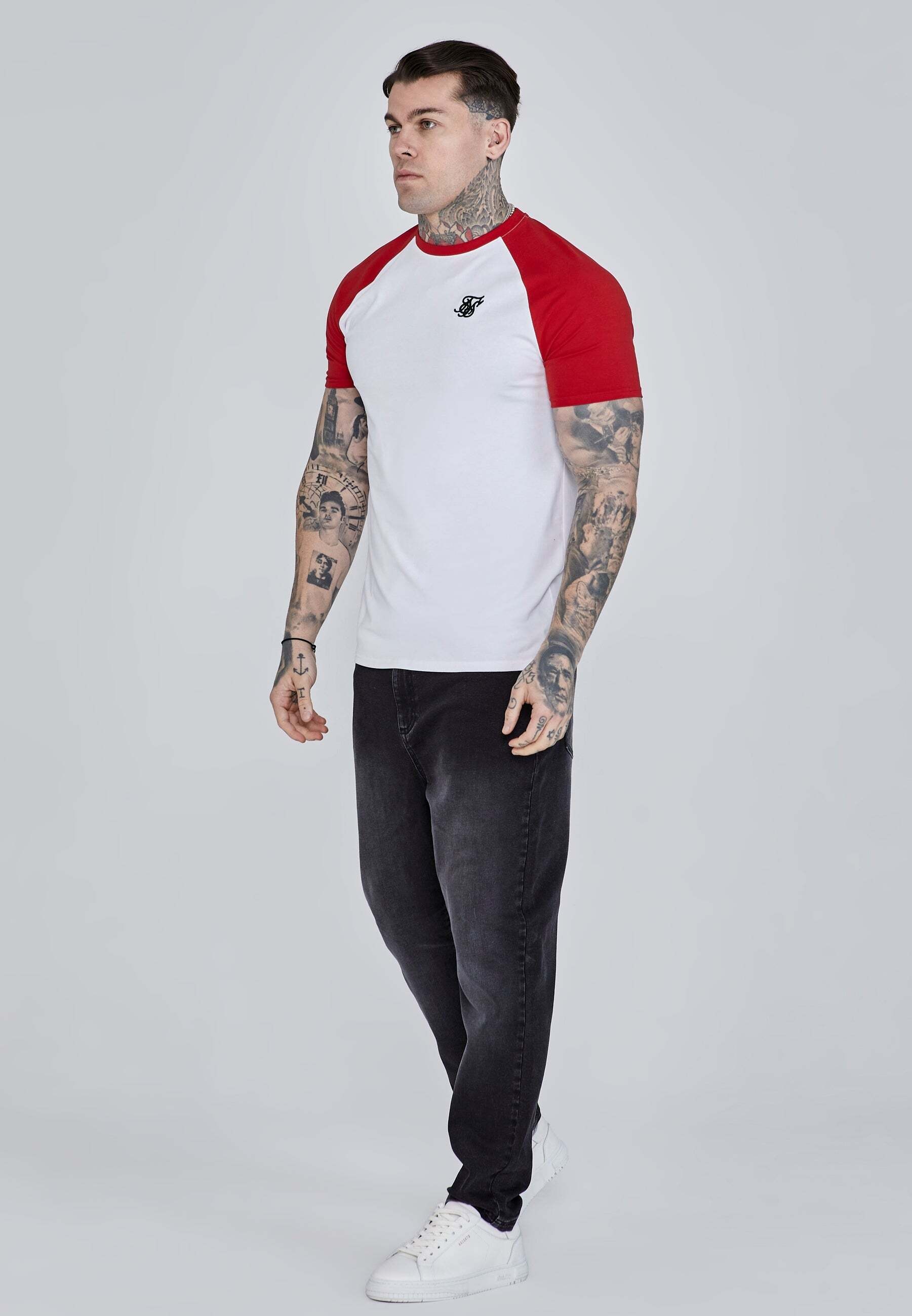 Siksilk T-Shirt »Siksilk T-Shirt Raglan T-Shirt«
