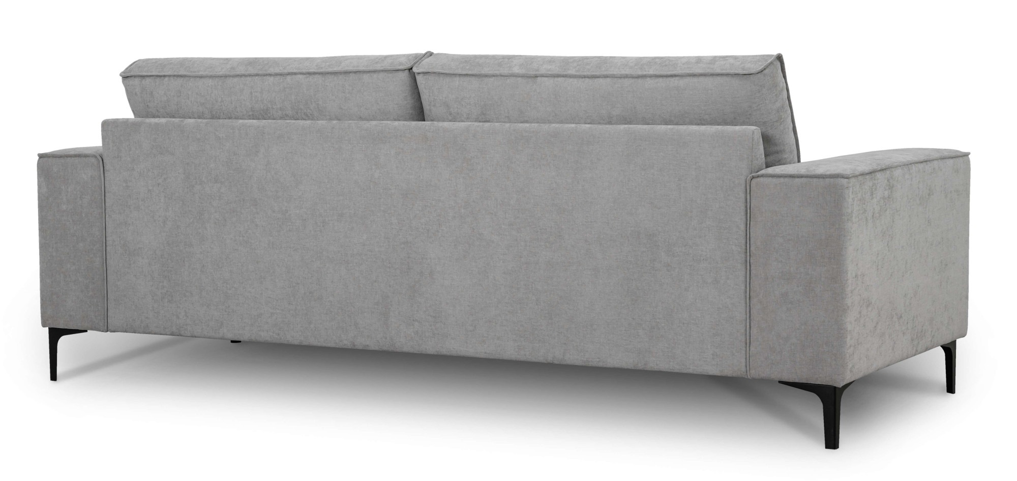 Places of Style 3-Sitzer »3er Sofa Oland, Struktur, Flachgewebe, Luxus-Microfaser, Boucle«, 224 cm, Wellenunterfederung, Skandi-Design, Metallfüsse