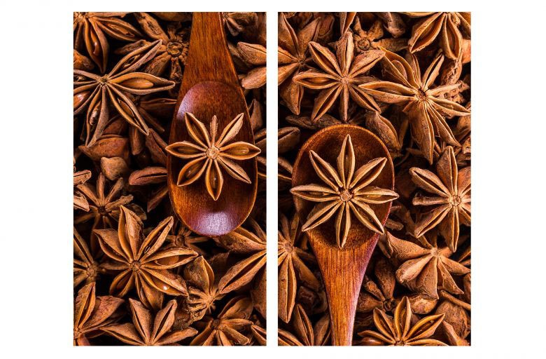 Image of Wall-Art Herd-Abdeckplatte »Küche Herdabdeckplatte Anisstern«, (Set, 2 tlg.) bei Ackermann Versand Schweiz