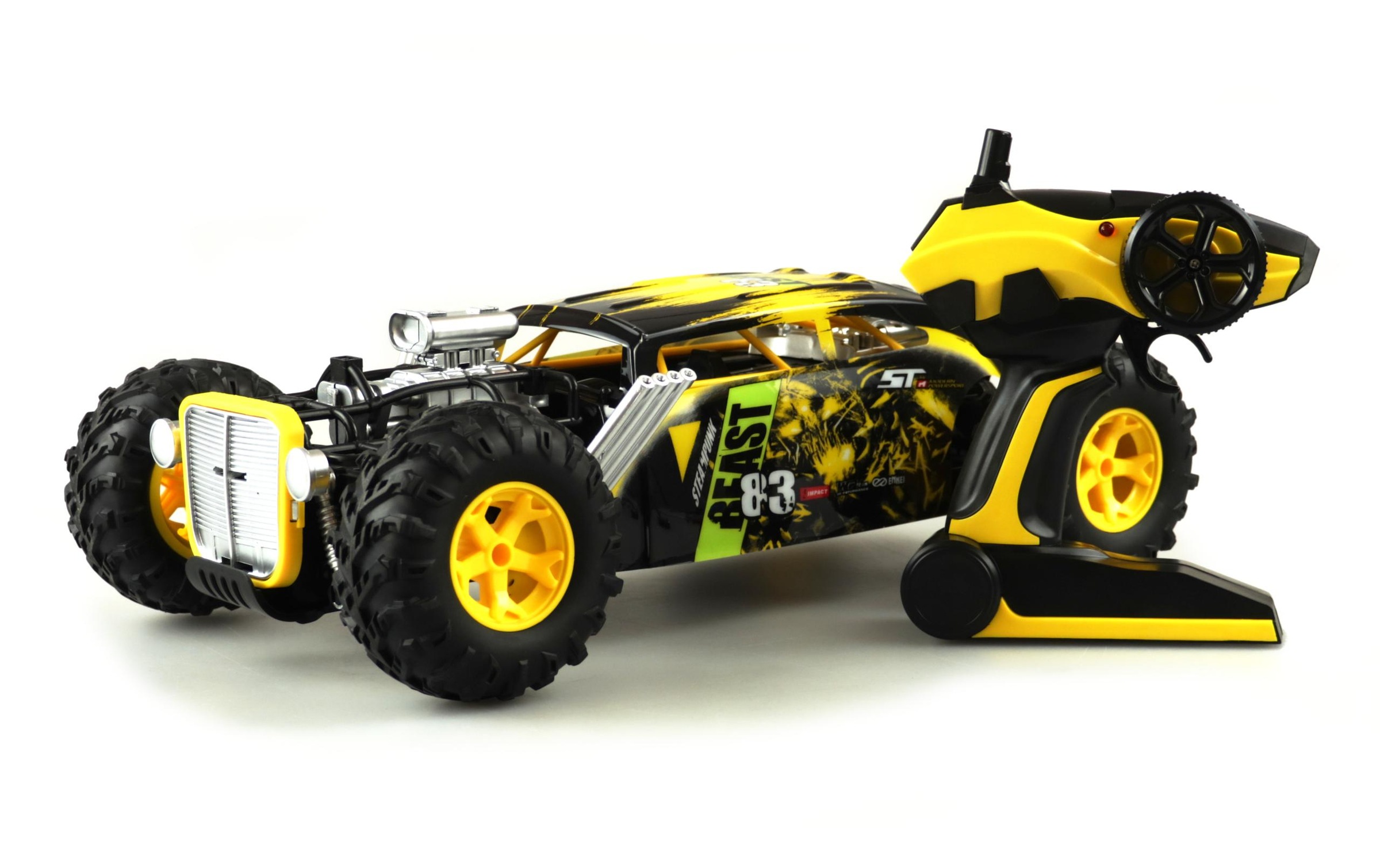 Amewi RC-Auto »Hotrod Gelb,«