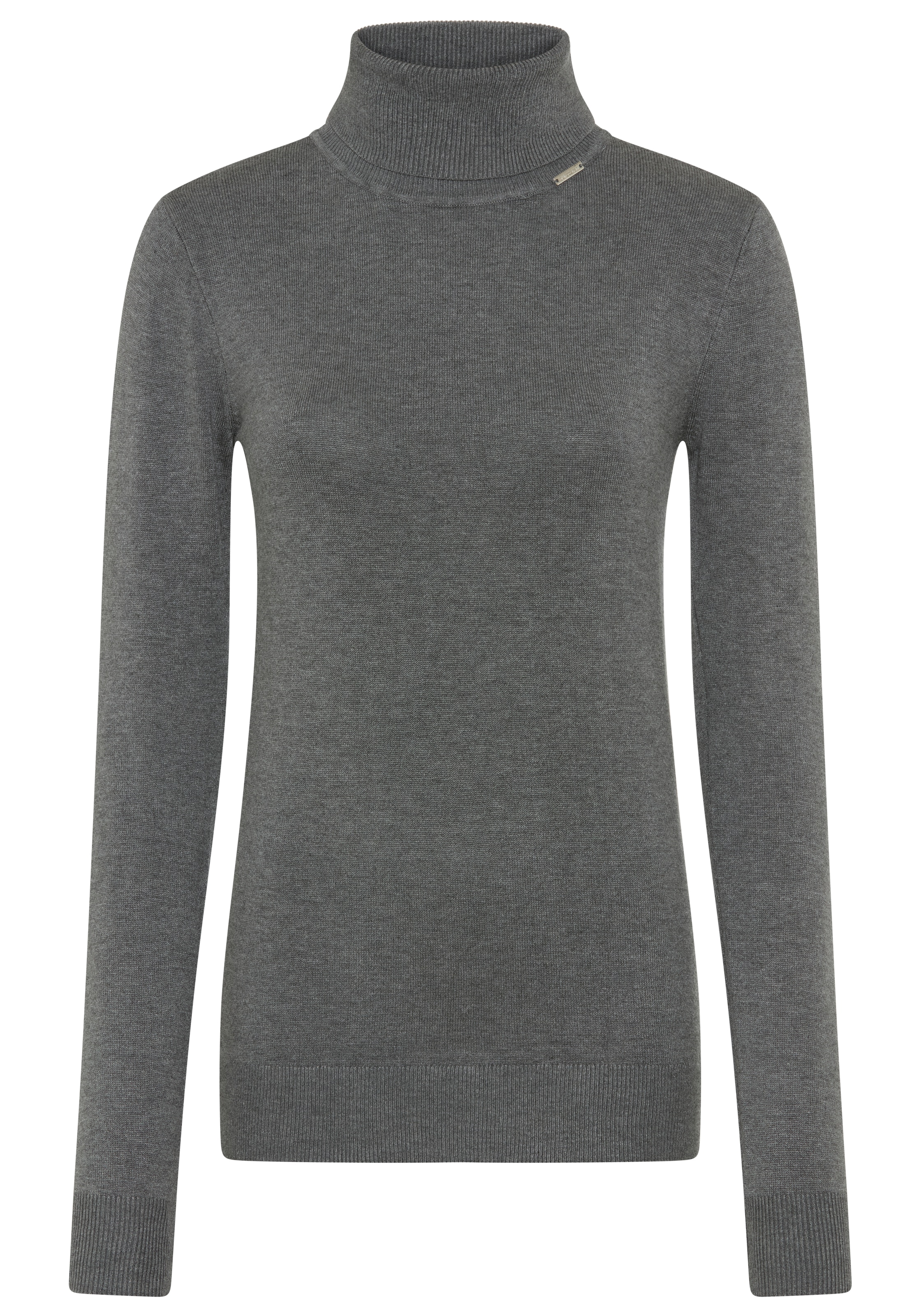 Bruno Banani Rollkragenpullover mit Rollkragen, figurbetonte Passform