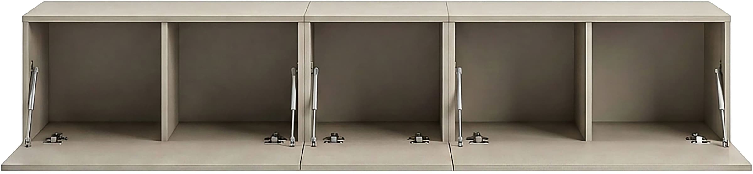 GOODproduct Table basse »SPIAGGIA, 3-teiliges Set, Breite 225cm, stehend & hängend montierbar« Meuble TV, armoire TV, meuble TV bas, meuble média