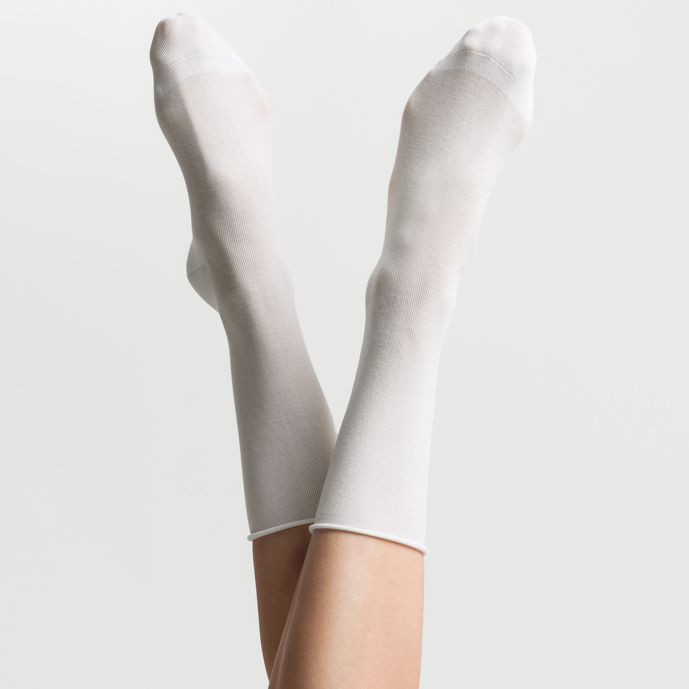 Hudson Chaussettes »RELAX FINE« Baumwoll-Mix, softe Qualität mit modernem Rollrand