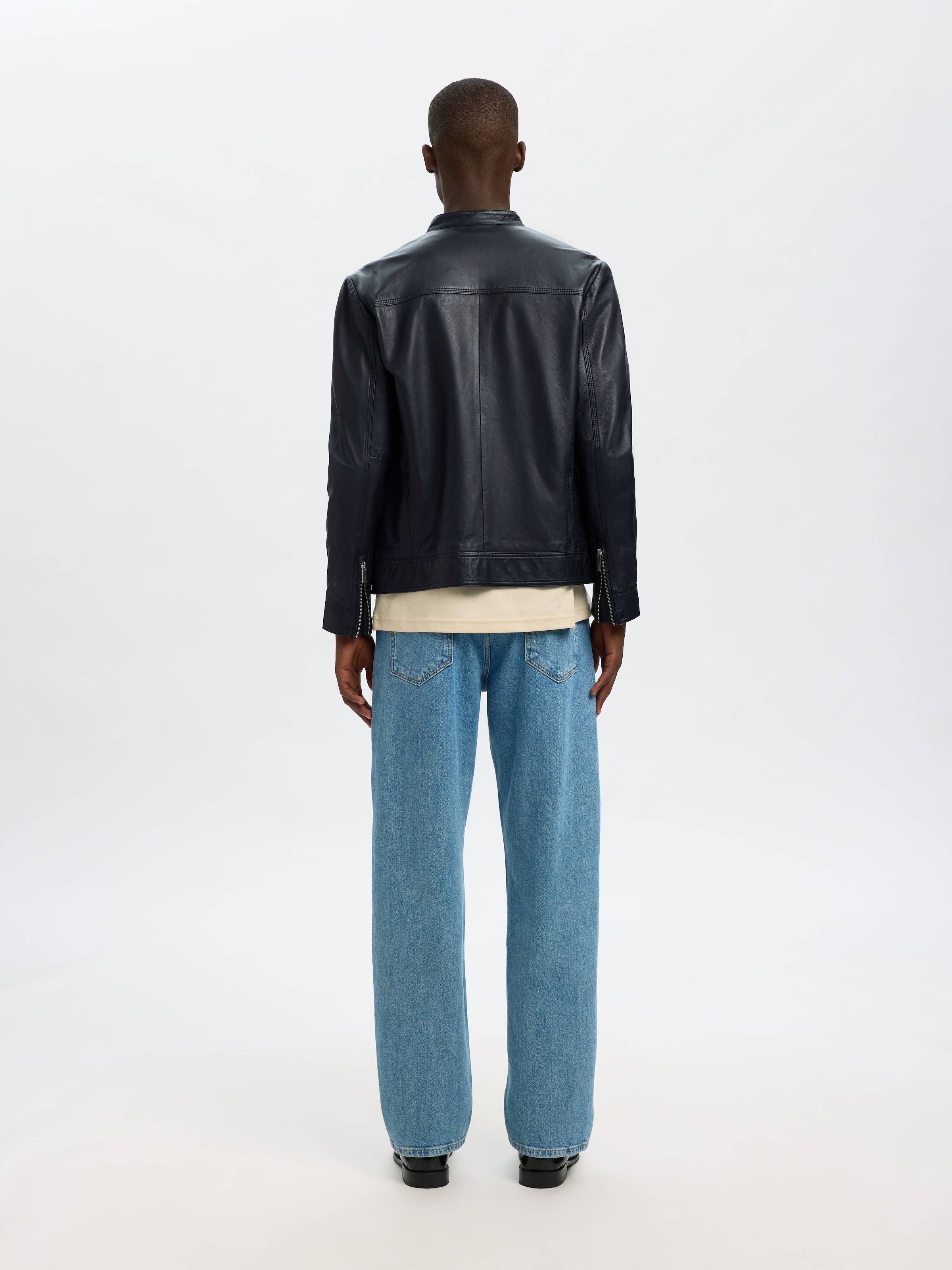 SELECTED Veste en cuir »ARCHIVE CLASSIC LEATHER JKT«