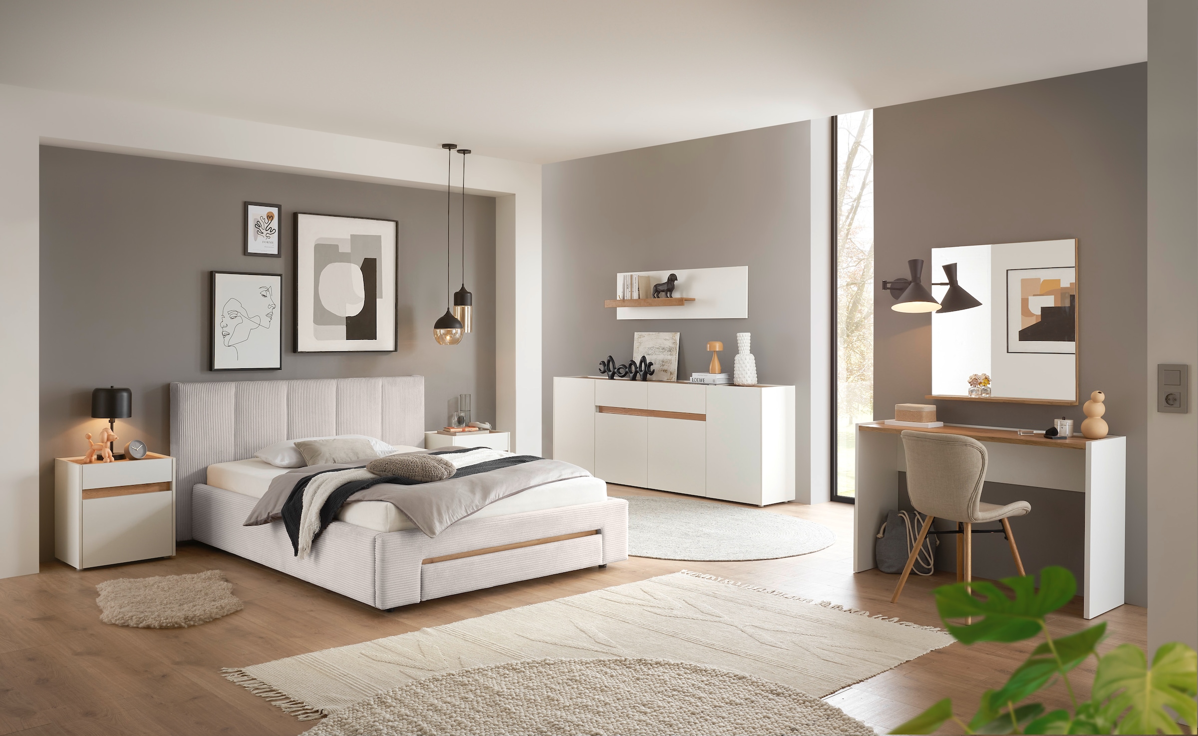 INOSIGN Nachtkommode »CiTY/GiRON, Nachttisch, Nachtschrank, Bestellschrank, Nachtkonsole«, in zwei Farben erhältlich, Stauraumfach und Schublade
