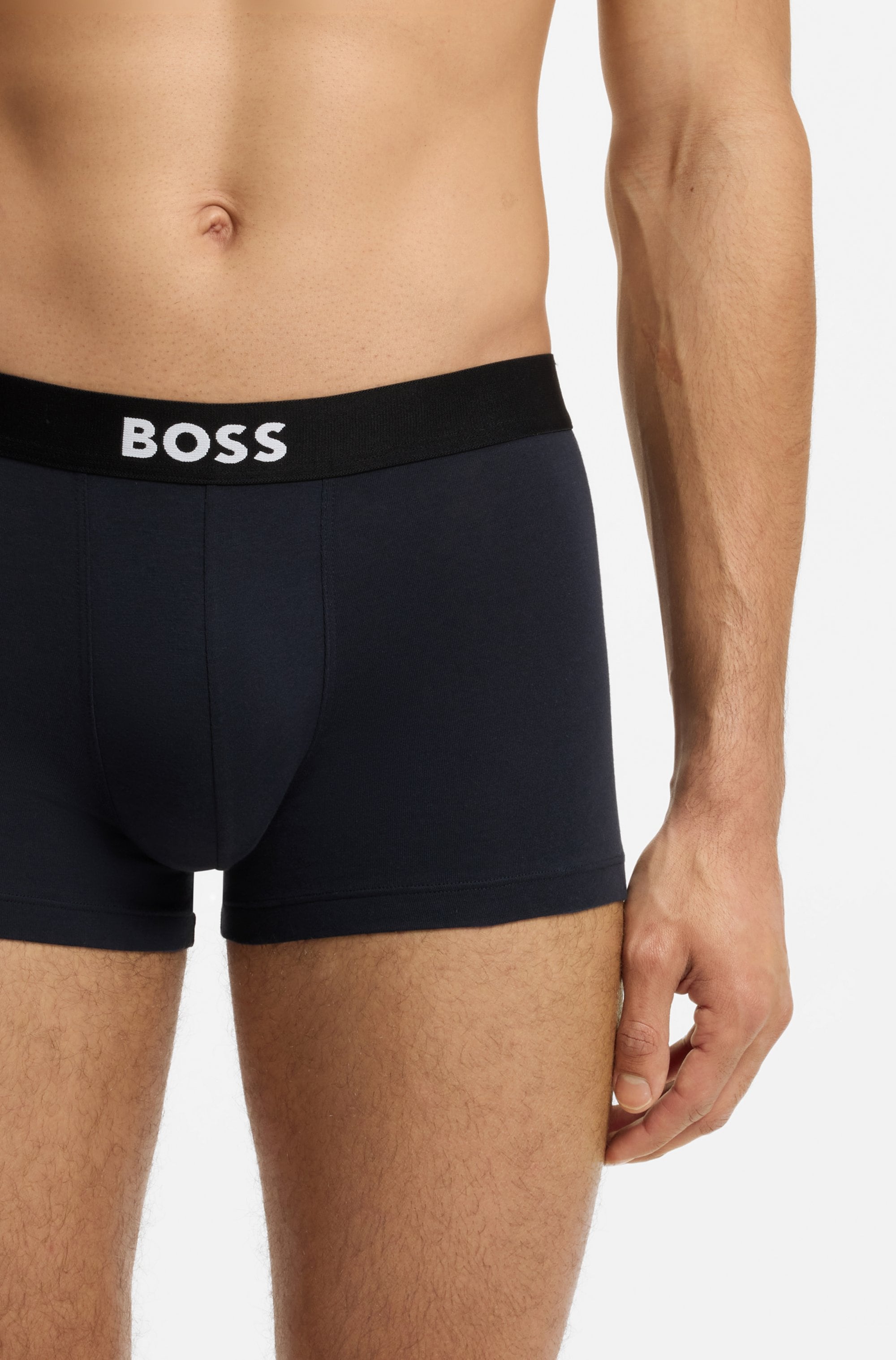 BOSS Trunk »3P Trunk BOSS ONE« mit unifarbenen Bund