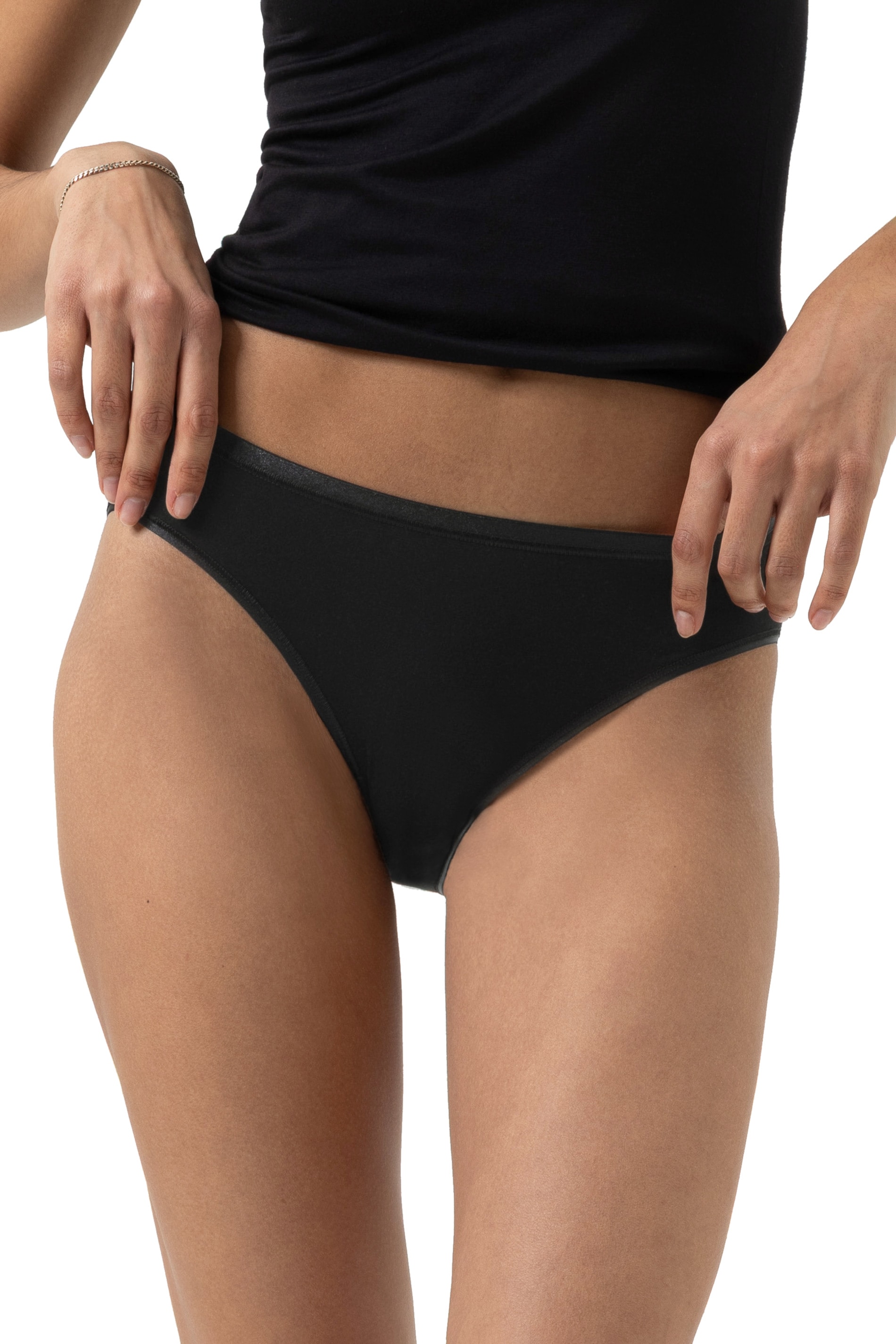 Image of Mey Minislip "Modal Pure" superfeine Modalfaser, glänzende Details, tiefer Sitz