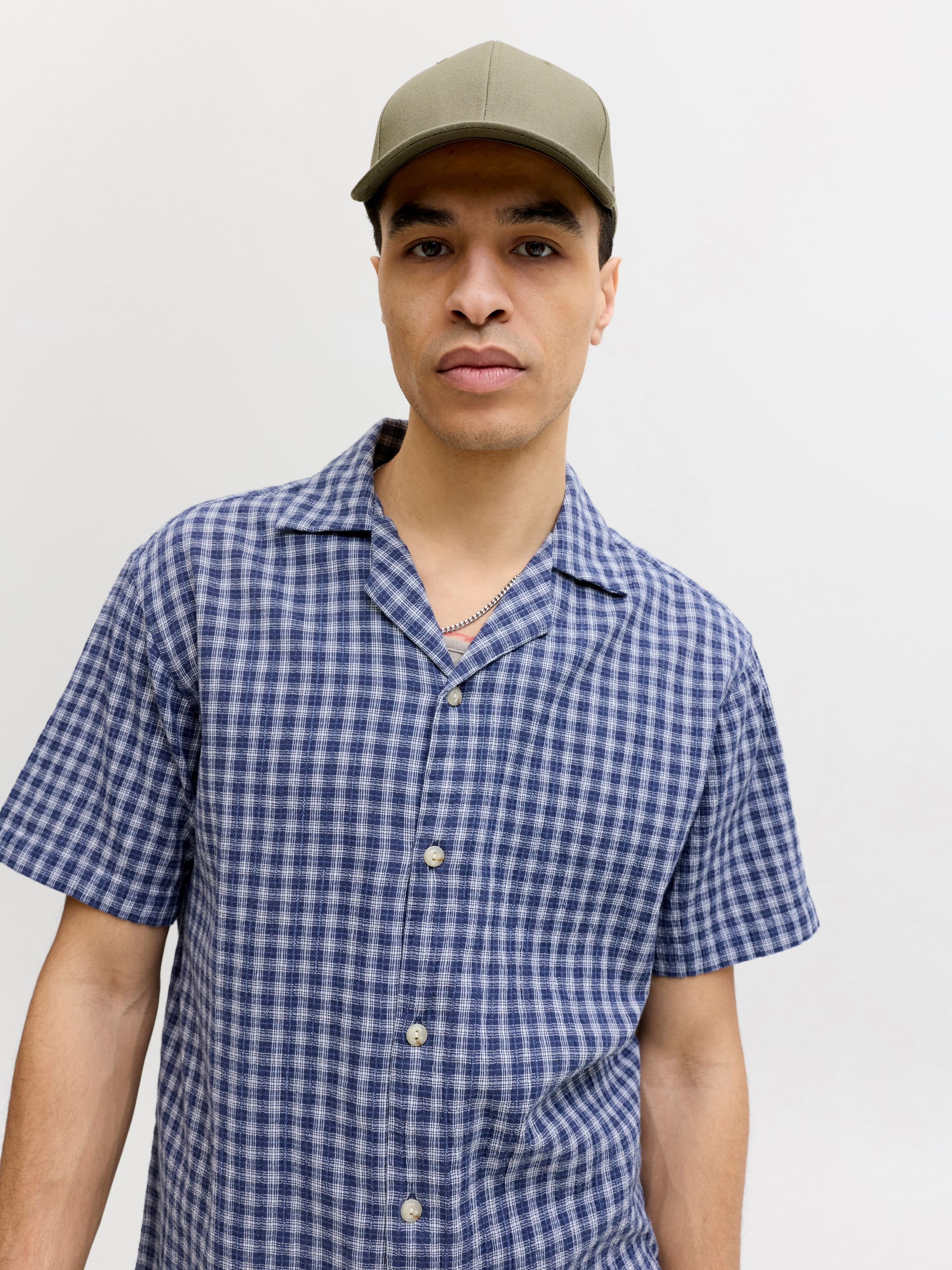 Jack & Jones »JACBASE LOUIS LINEN BLEND CAP SN« avec branding