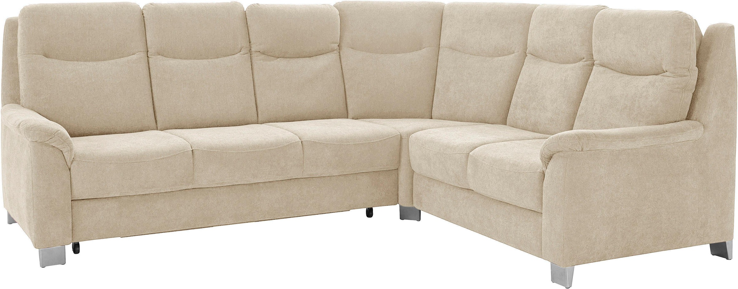 sit&more Ecksofa »Boccaccio L-Form«, mit Federkern und Kopfteilverstellung, wahlweise mit Bettfunktion