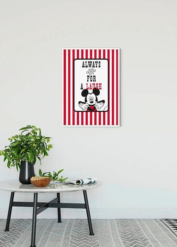 kaufen Laugh«, 70cm »Mickey Disney, Höhe: Komar Mouse Poster