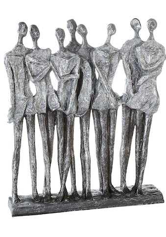 Dekofigur »Skulptur Mädelsabend, antik silber«