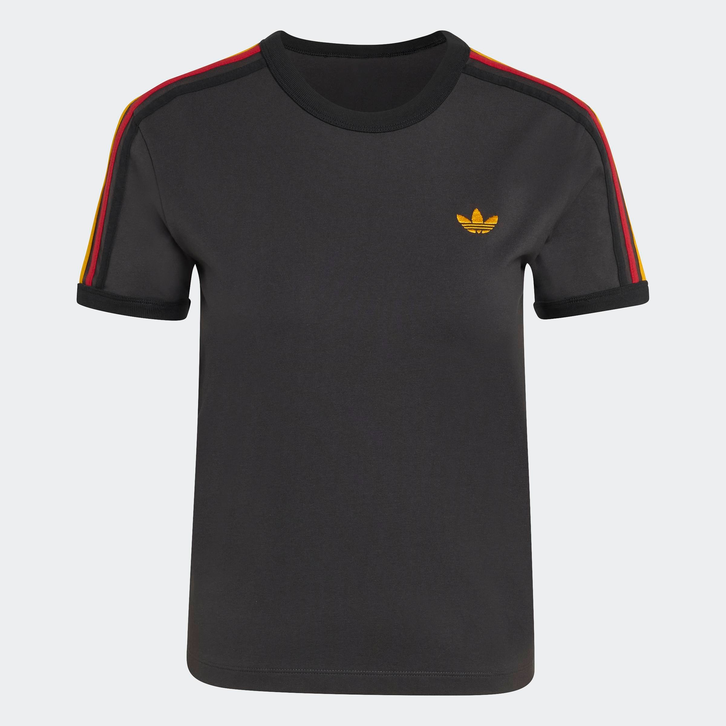 adidas Originals T-shirt »3-STREIFEN SCHMAL GESCHNITTEN« sanft anliegende Passform, ohne Verschluss, für sportlichen Look