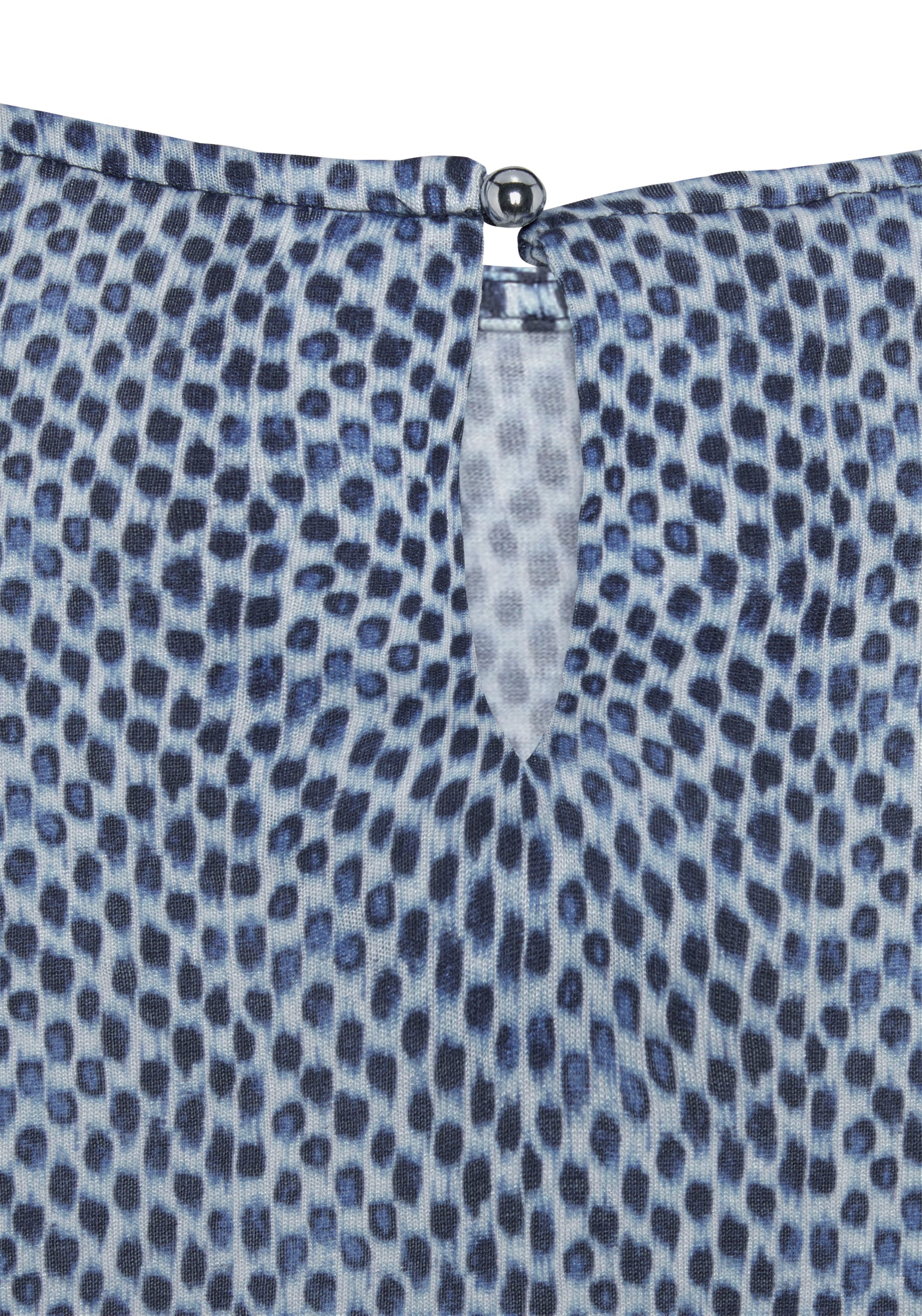 LASCANA Shirttop, mit Alloverdruck, lockere Passform