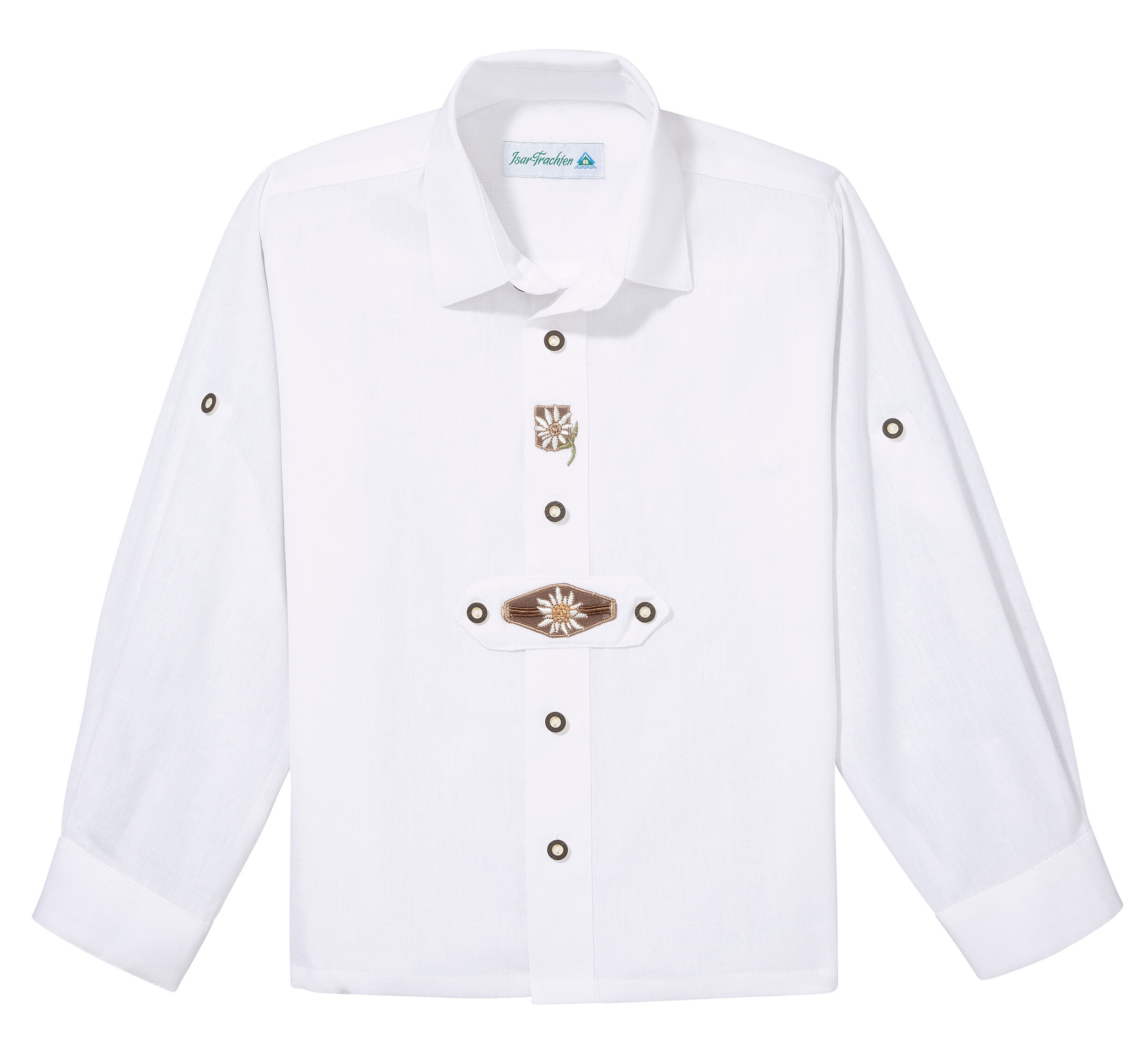 Image of Isar-Trachten Trachtenhemd, Krempelärmel bei Ackermann Versand Schweiz