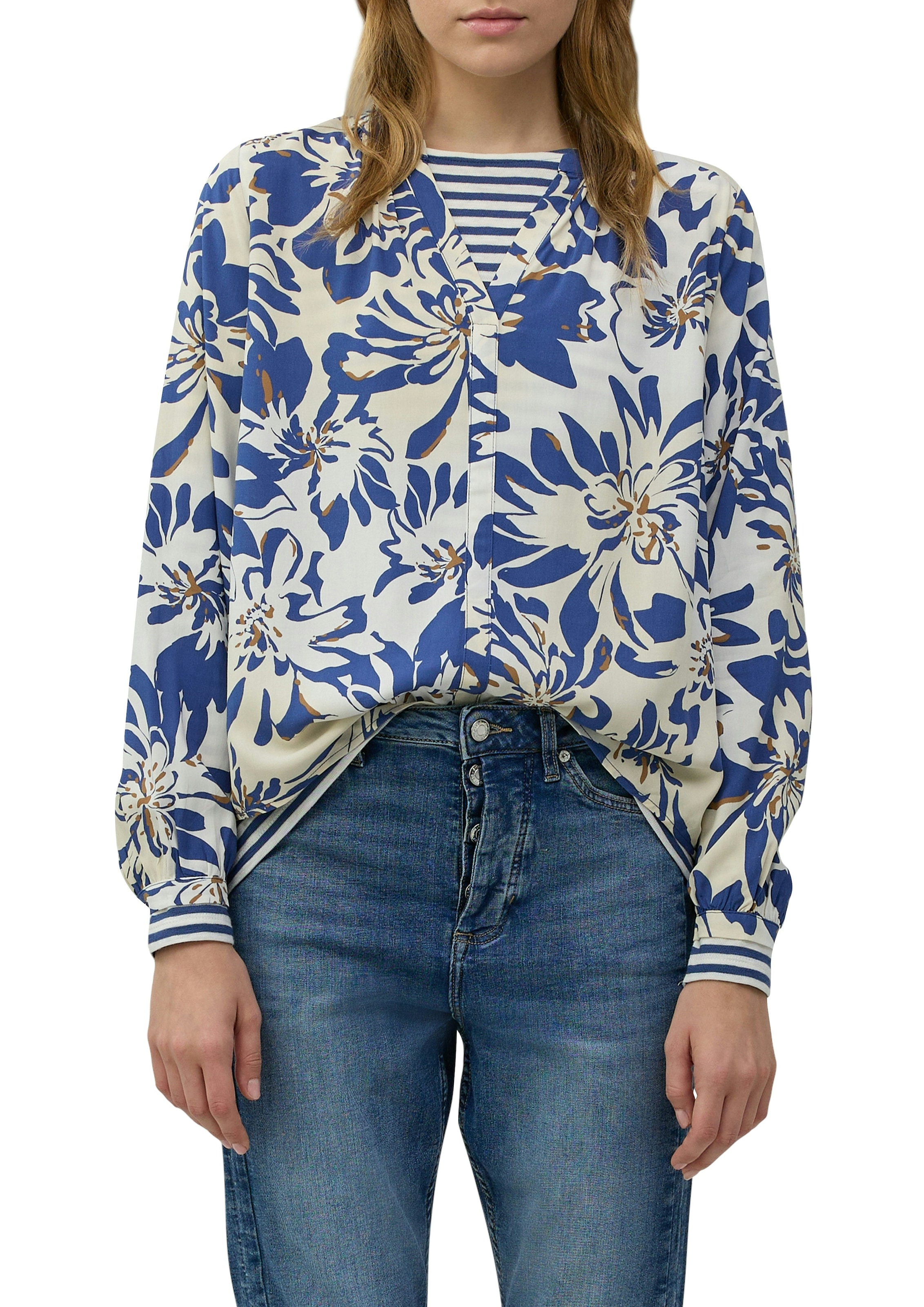 s.Oliver Blouse classique avec imprimé intégral