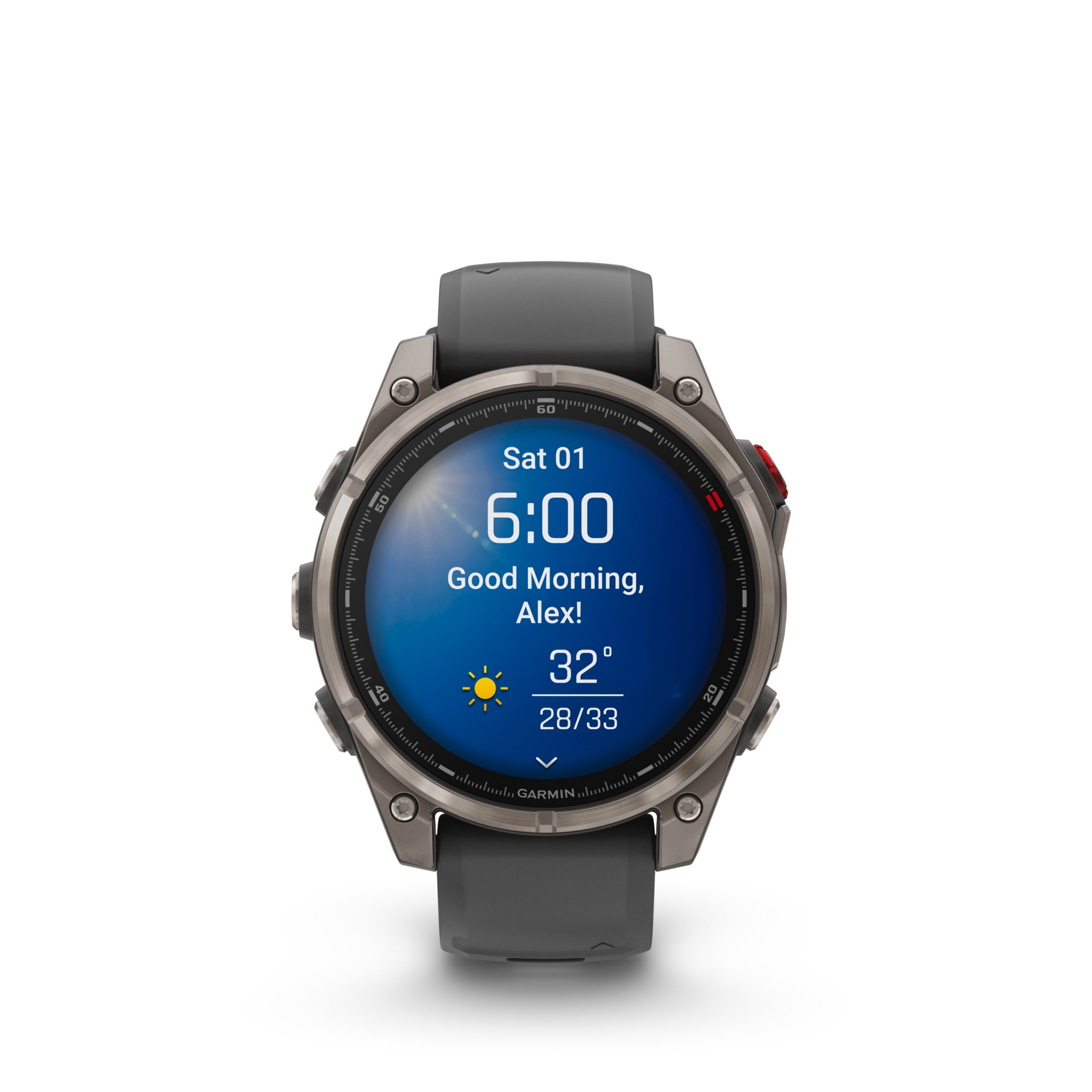 Garmin Smartwatch »FENIX 8 Pro - 47 mm smarte Premium Multisport GPS-Uhr« (3,556 cm / 1,4 ″)