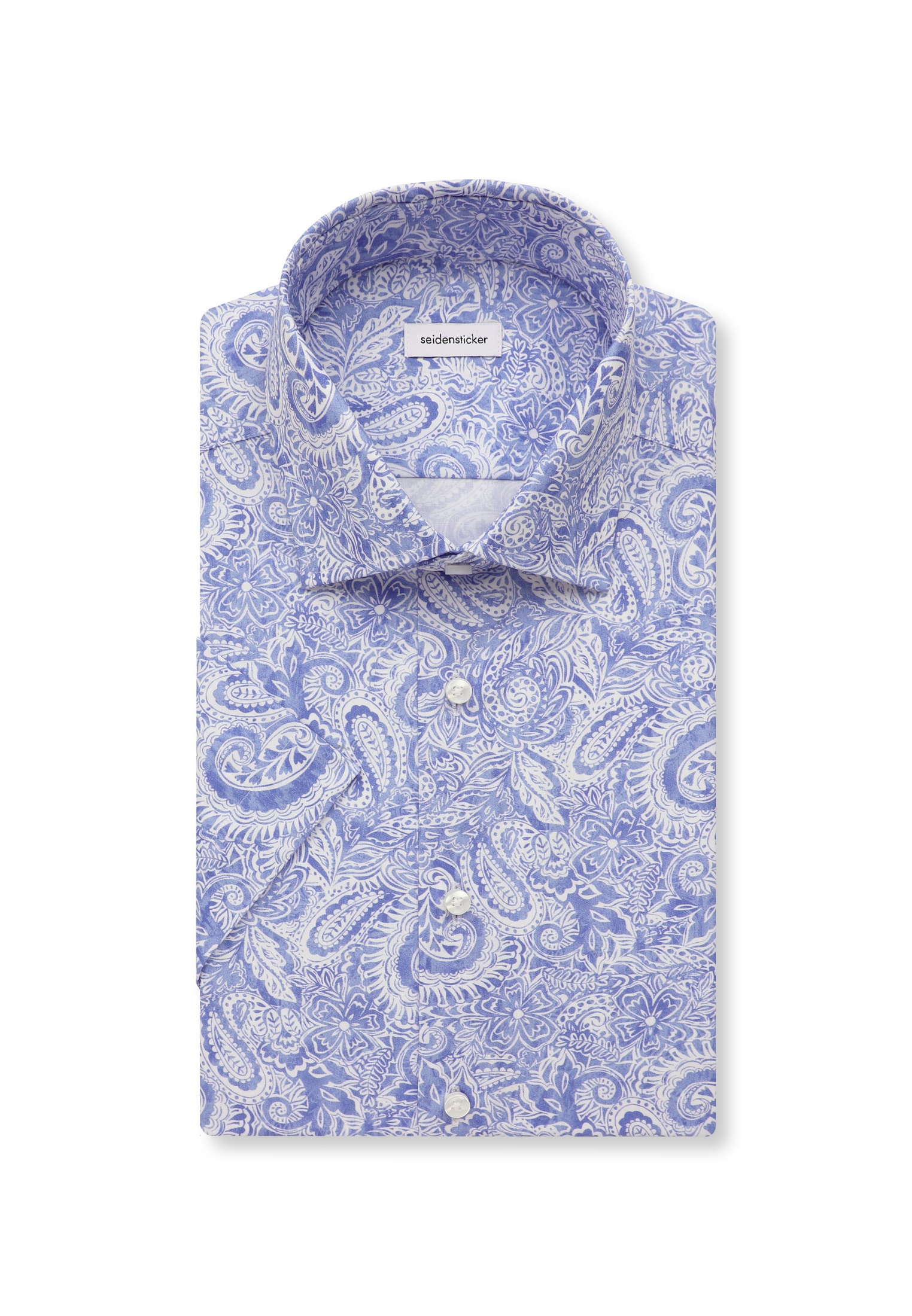 seidensticker Businesshemd »Regular« Regular 1/2 Kentkragen Paisley