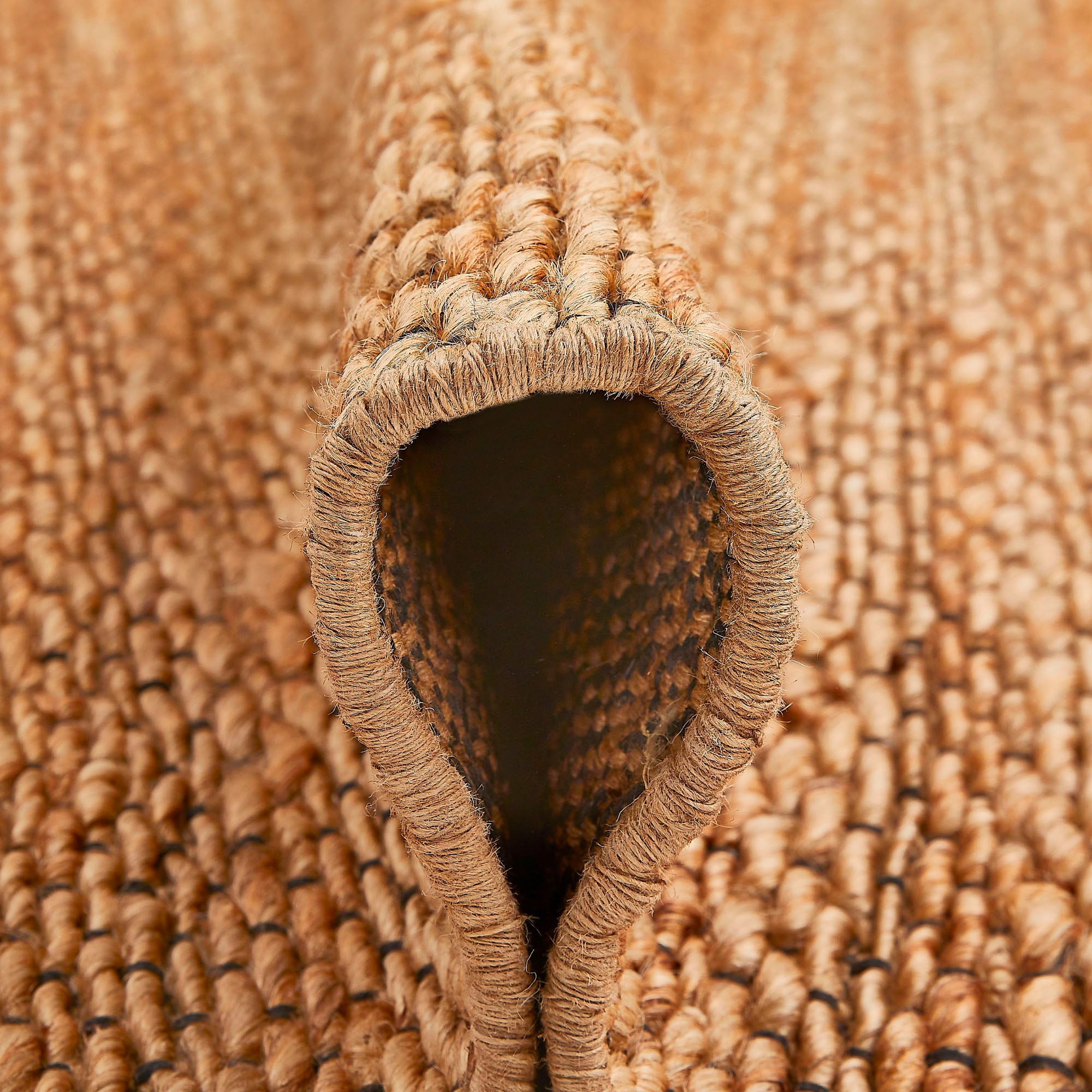 Andiamo Teppich »Manaus«, rechteckig, 10 mm Höhe, Jute-Teppich, handweb, Naturfaser, Wohnzimmer