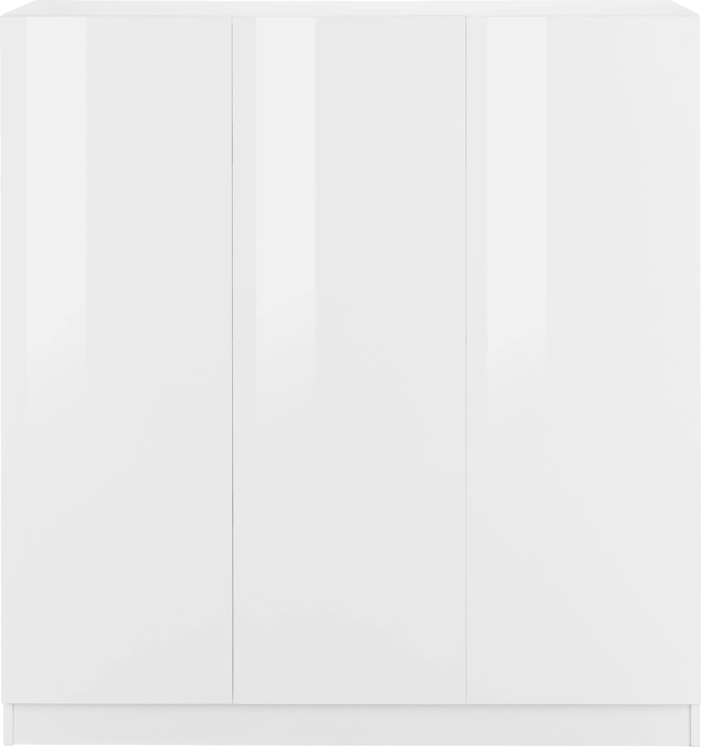 Image of borchardt Möbel Schuhschrank "Vaasa, Schuhregal 3-türig mit 12 verstellbaren Fächern" Breite 114 cm