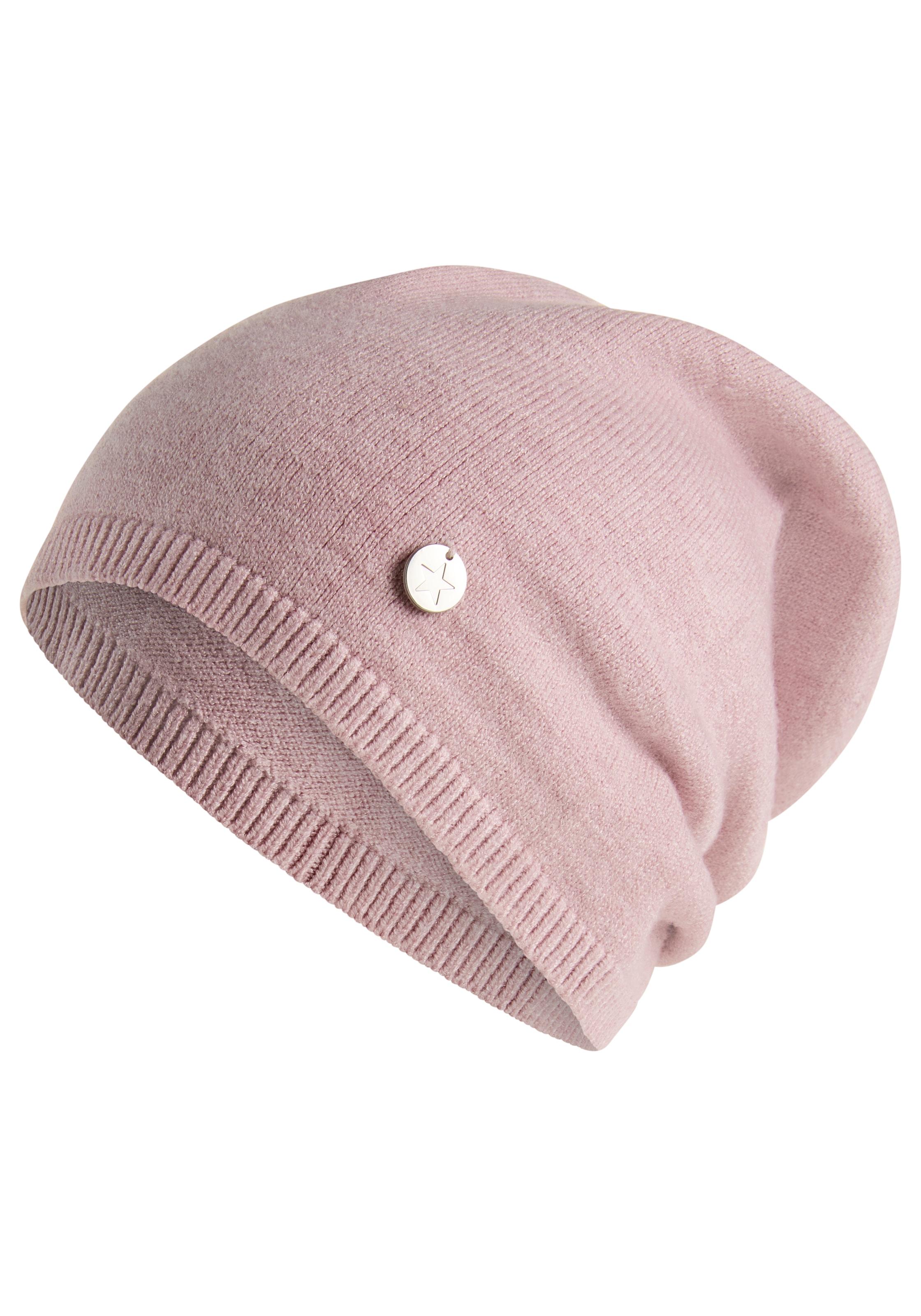 Laura Scott Beanie mit modischen Rippenabschlüssen - NEW
