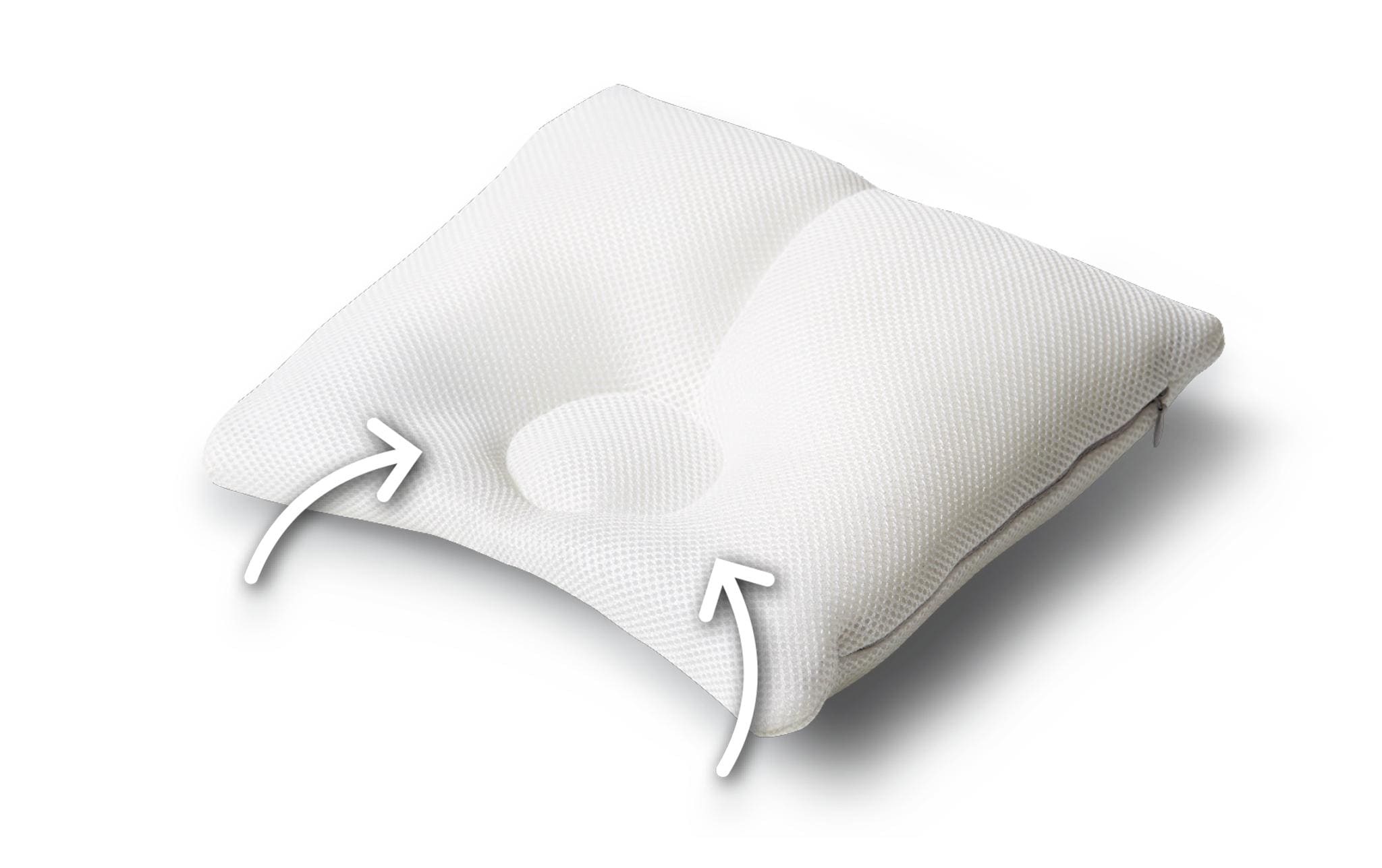 Träumeland Kopfkissen »Carefor Midi Weiss 23 x 26 x 7 cm«, (1 St.)