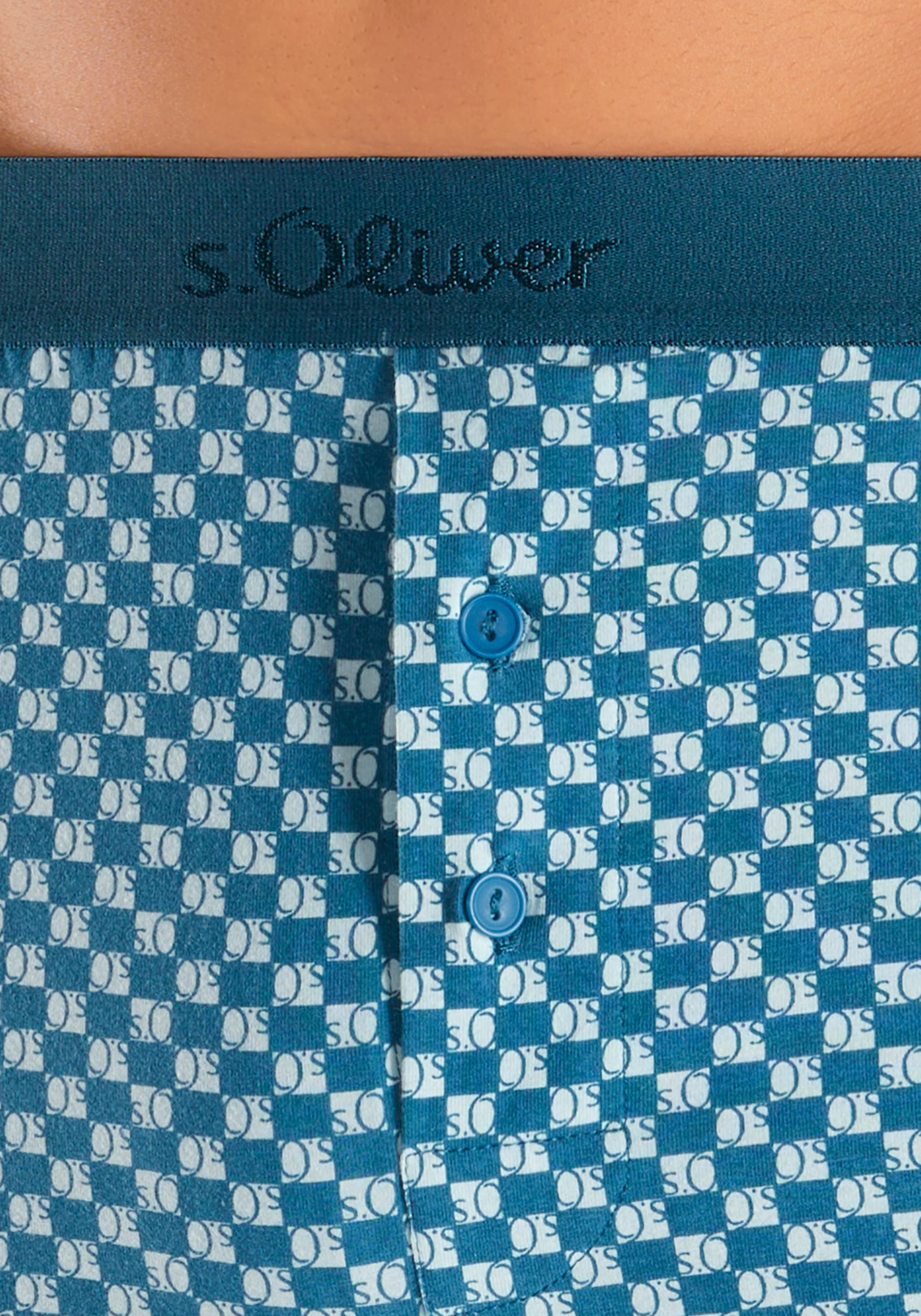 s.Oliver Weiter Boxer, (Packung, 2 St.), unifarben und gemustert