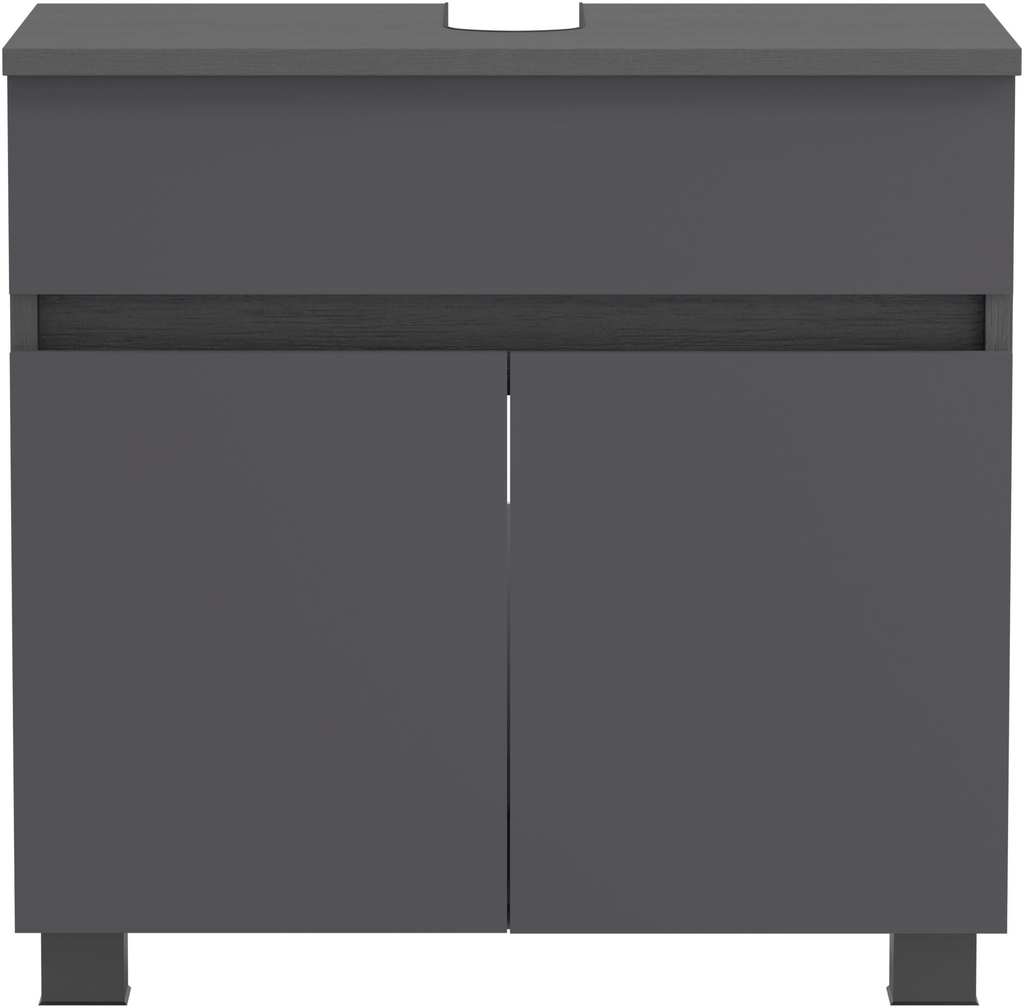 GOODproduct Badmöbel-Set »BOZEN, 4-tlg. Unterbecken-Set - Seitenschrank«