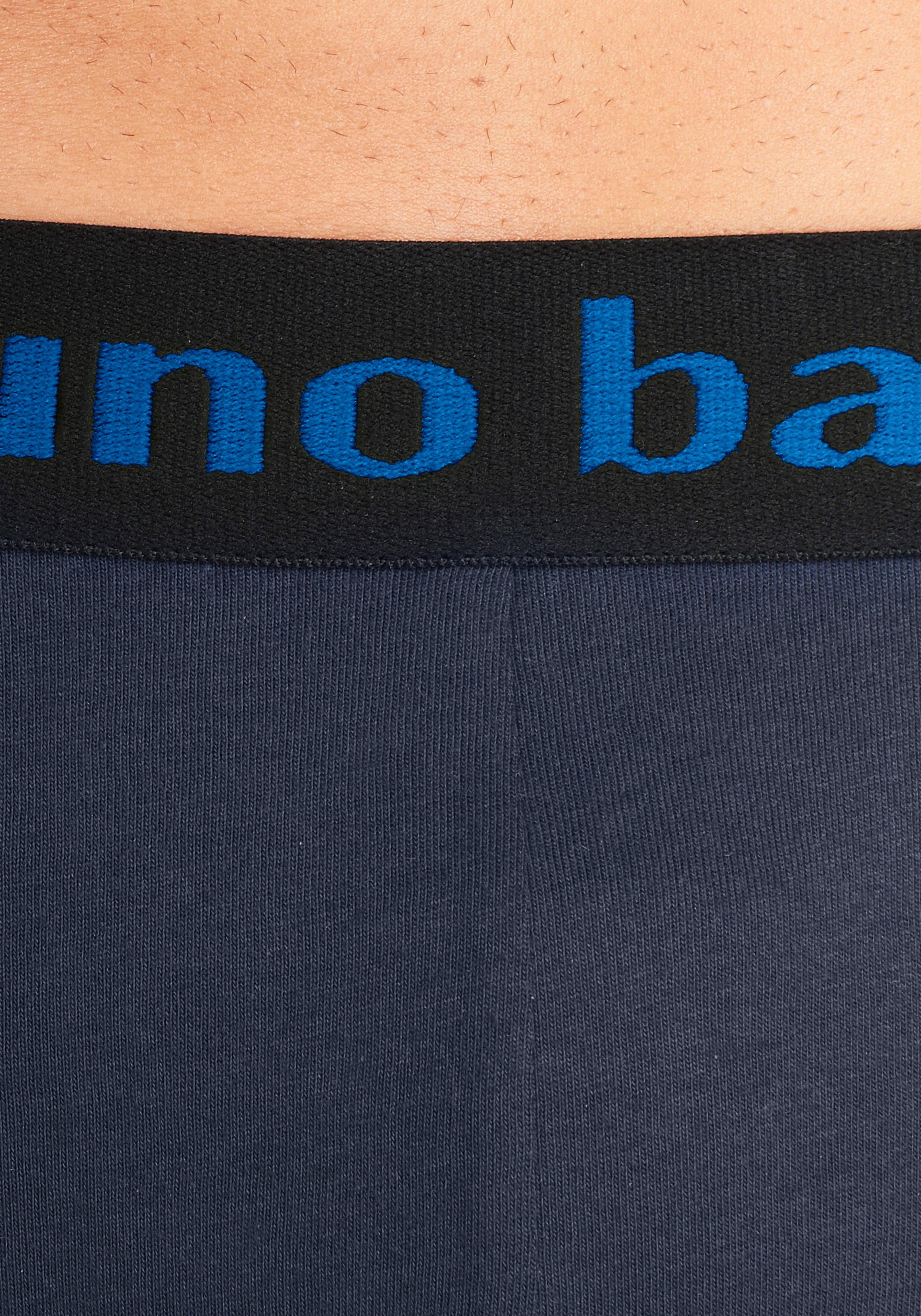 Bruno Banani Boxer »Boxershorts für Herren«, (Packung, 4 St.), mit farbigen Marken-Schriftzug am Bündchen