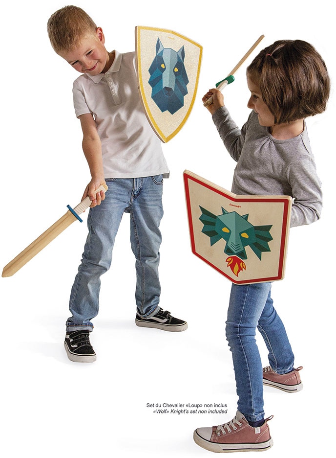 Janod Kinderbogenset »Ritter-Set Drache«, FSC® - schützt Wald