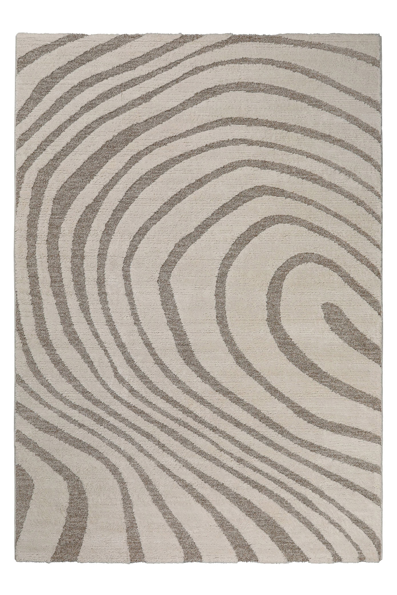 Wecon home Tapis »Björn« Rectangulaire 18 mm Höhe Gewebt, Hoch-Tief, pflegeleicht, Wellen-Muster, Scandi, Wohnzimmer