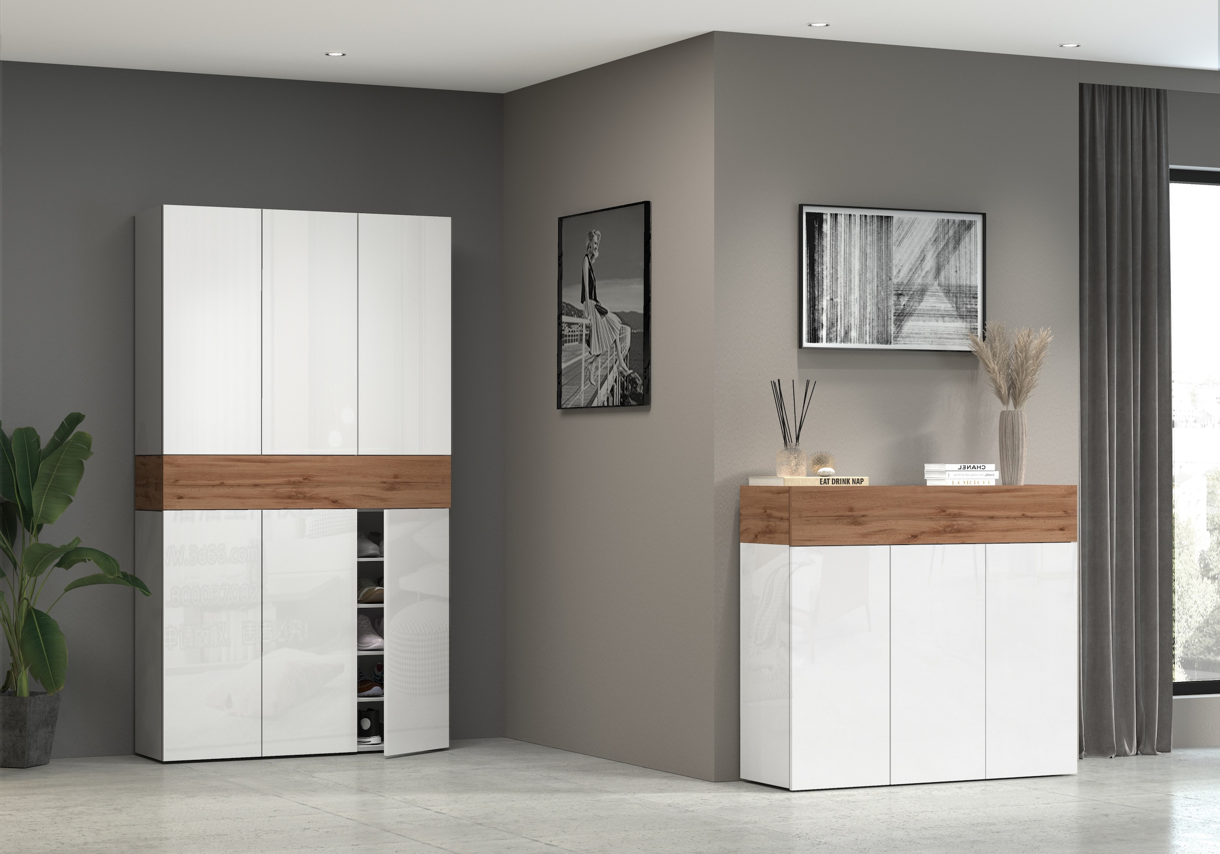 Home affaire Schuhschrank »Savona« 1 Stk. tlg.