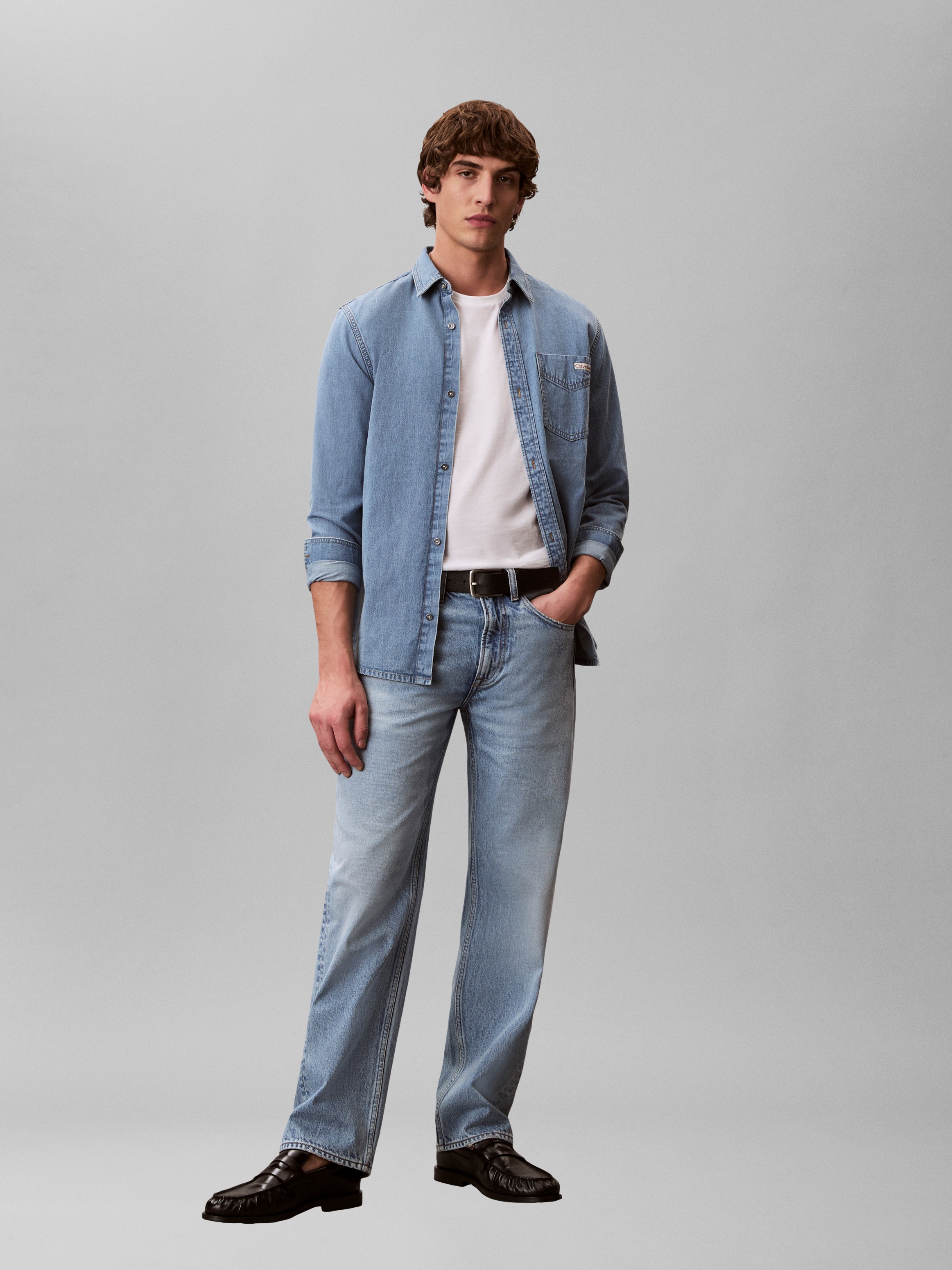 Calvin Klein Jeans T-shirt »SS BADGE TEE 2 PACK« Packung, 2er-Pack, 2 cuis Mit Rundhalsausschnitt