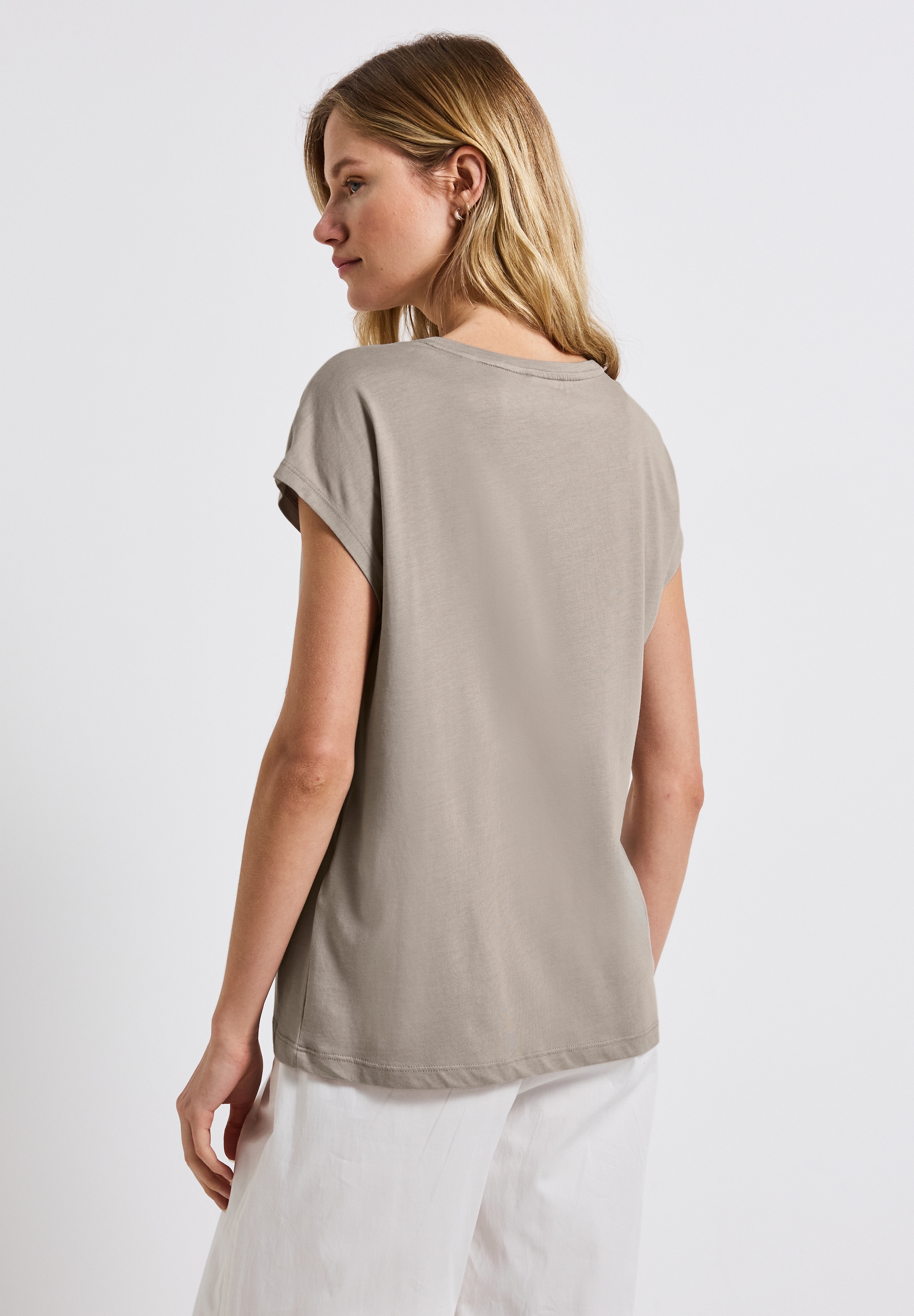 STREET ONE Shirttop, mit Wording Print