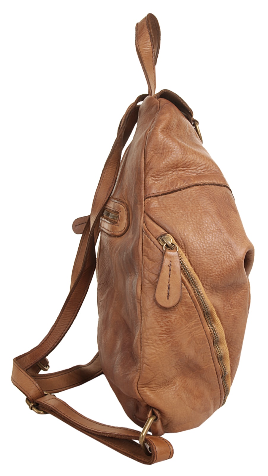 Samantha Look Cityrucksack, echt Leder, Made in Italy