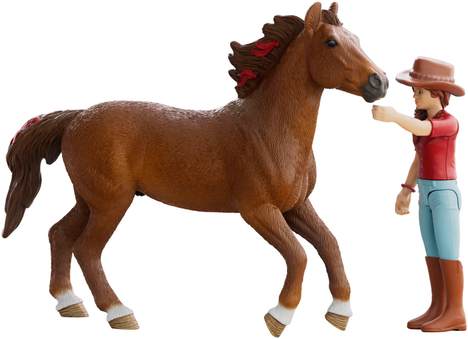 Schleich® Spielfigur »HORSE CLUB, Hannah & Cayenne  (42711)« Made in Europe