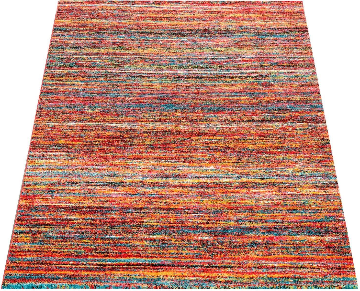 Image of Paco Home Teppich »Passion 221«, rechteckig, 18 mm Höhe, Kurzflor, modernes Streifen Design, ideal im Wohnzimmer & Schlafzimmer bei Ackermann Versand Schweiz