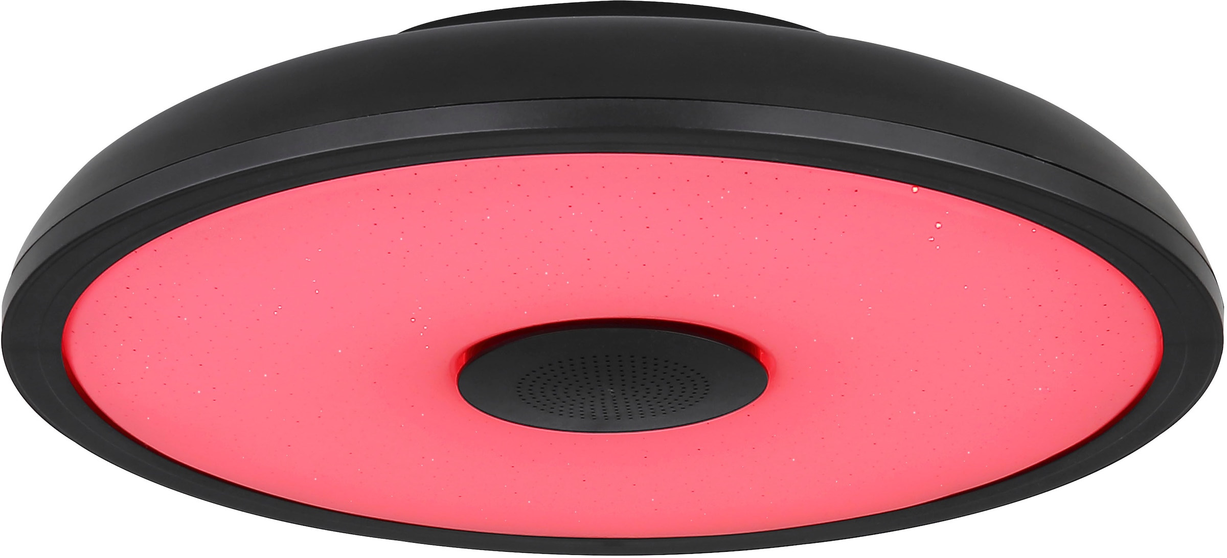 GLOBO LIGHTING Plafonnier LED »RAFFY« Module LED 1 cuis blanc chaud - blanc froid Changement de couleur rouge-vert-bleu, fonction haut-parleur