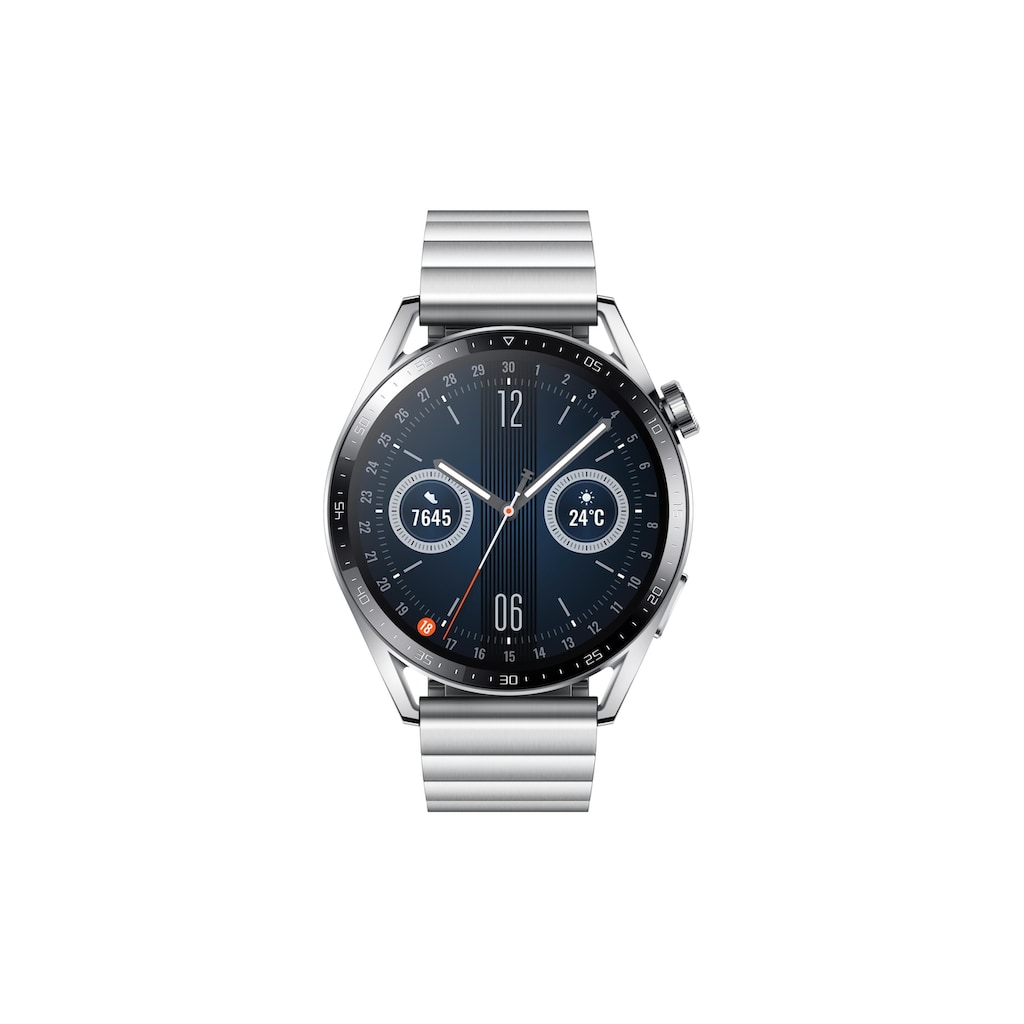 Huawei Smartwatch »GT3 46 mm Steel Strap«, (Harmony OS)