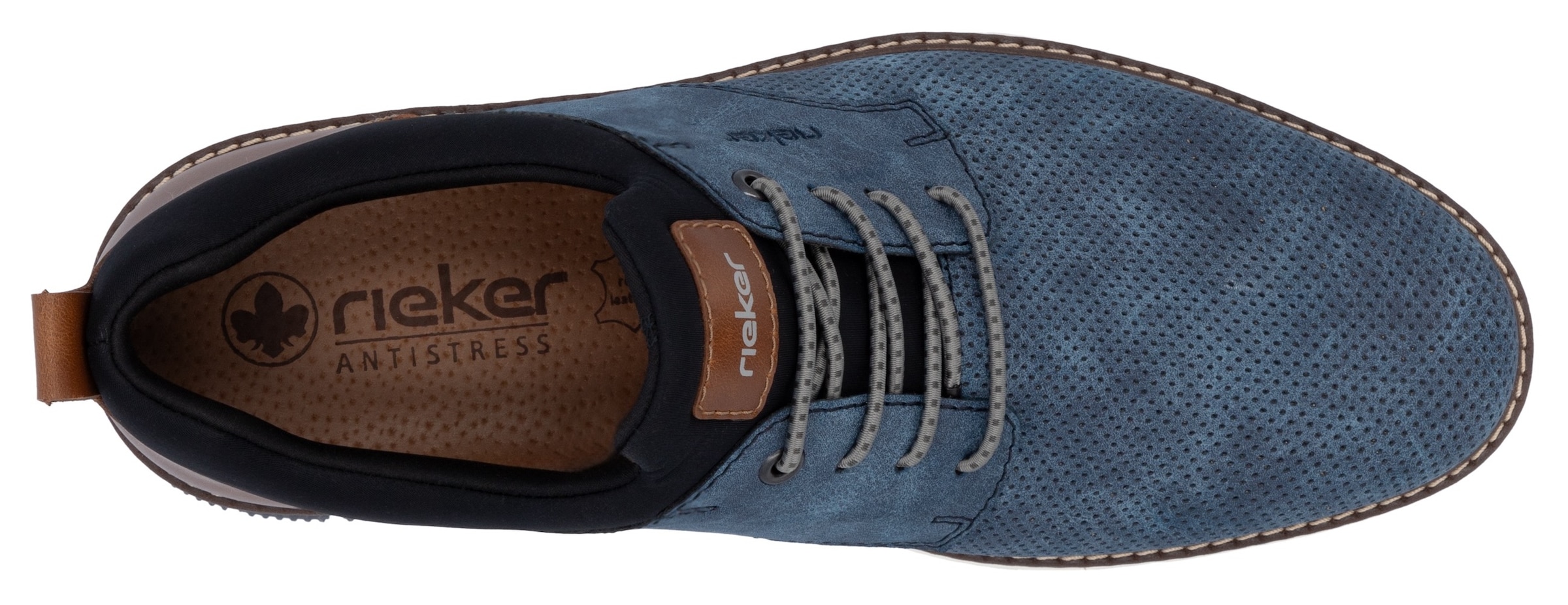 Rieker Baskets slip-on  Schlupfschuh, Halbschuh, Freizeitschuh mit Prägung