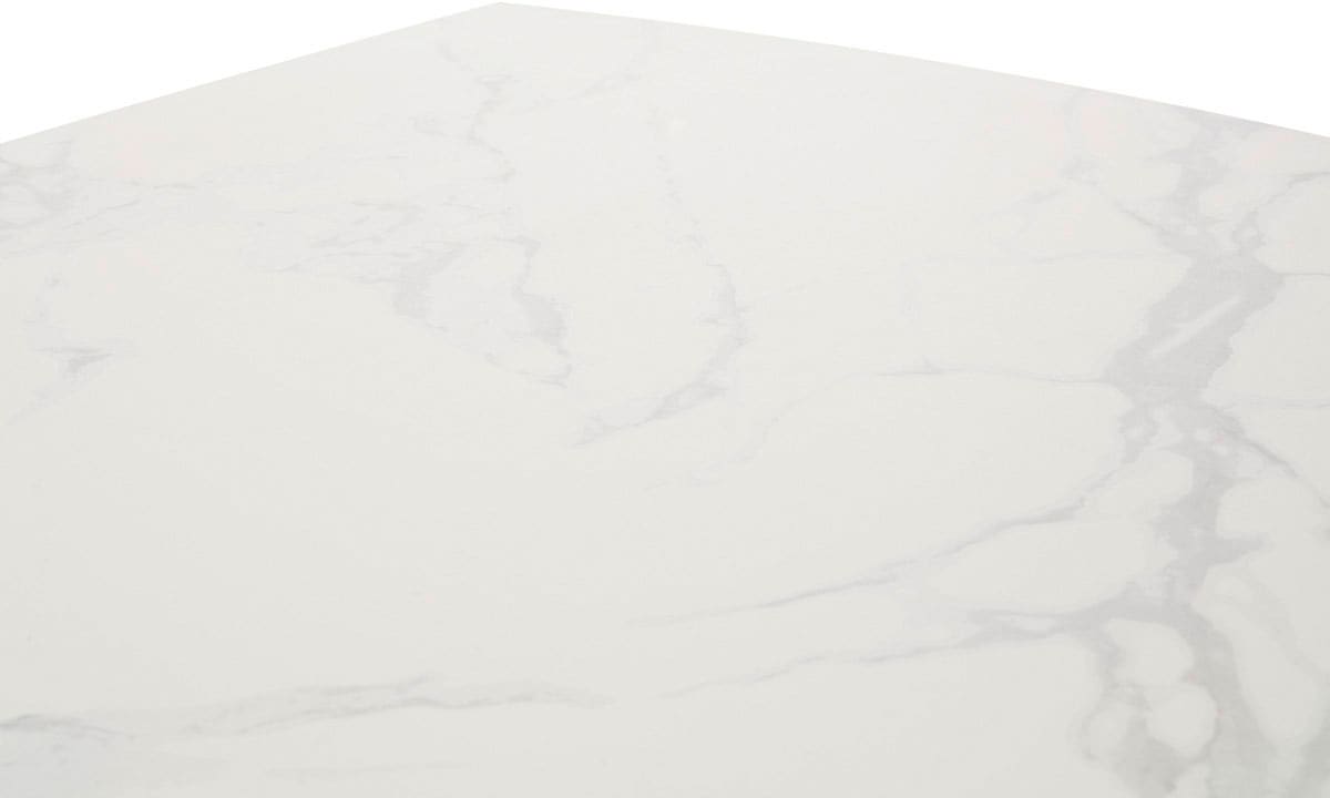 MCA furniture Esstisch »OSSANA Vierfusstisch 180-260 cm« Einzelstück,  Keramik,Metall,Stirnauszug,ausziehbar,Tischplatte 13 mm,8-10 Personen