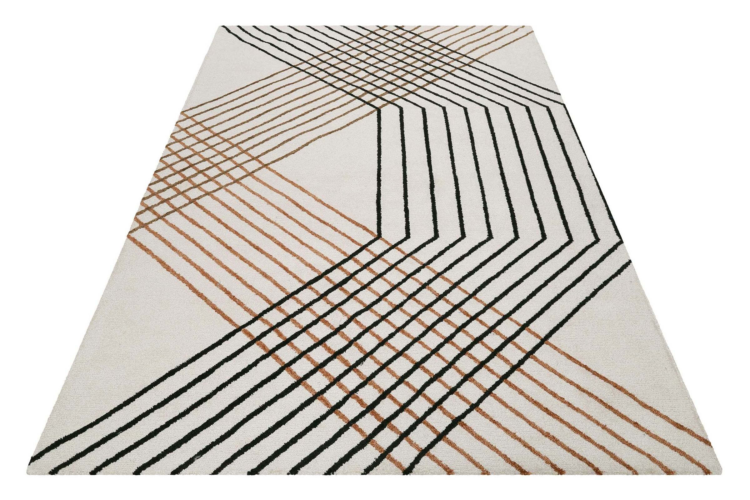 Image of Esprit Teppich "Bass ESP-39865" rechteckig 8 mm Höhe modern, handgetuftet, Linien Muster, Wohn-, Schlafzimmer